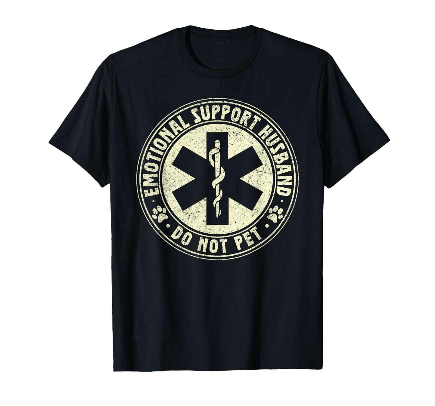 Emotional Support Husband Do Not Pet T-Shirt