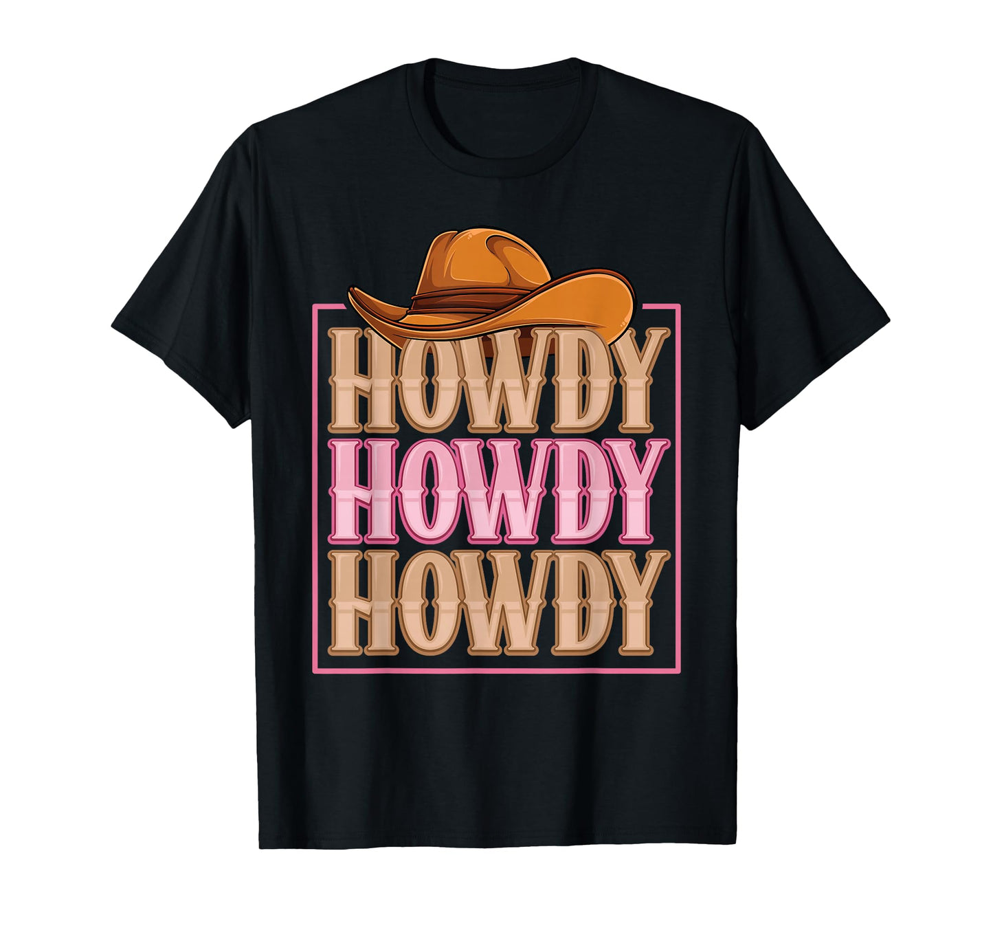 Howdy Cowgirl Western Country Rodeo Southern For Women Girls T-Shirt
