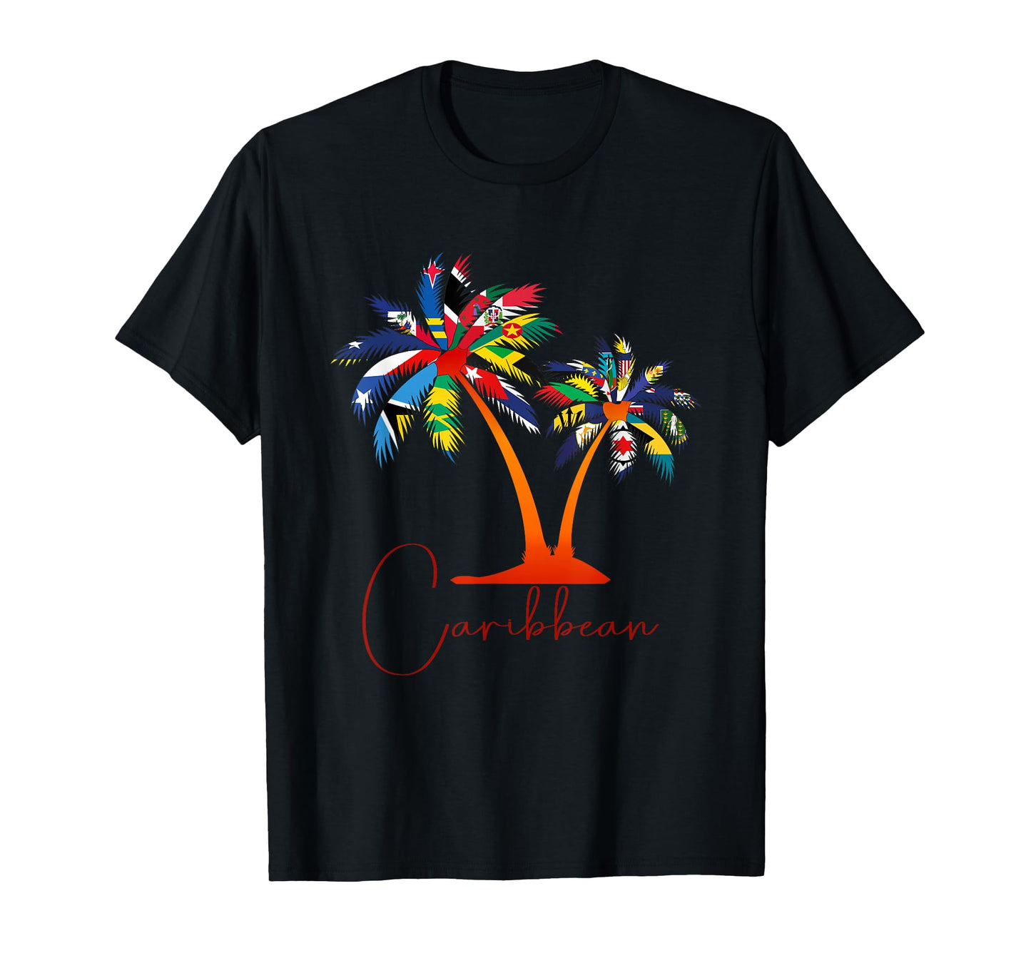 Caribbean Islands Flags, Caribbean Sea Tour T-Shirt