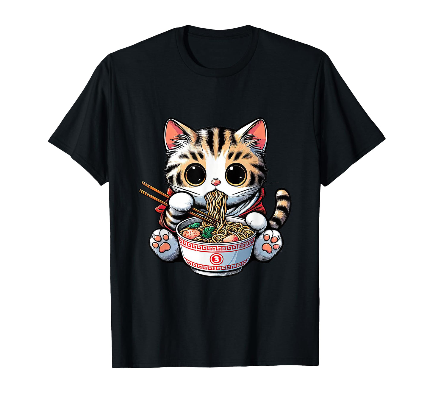 Bengal cat Kawaii Cats of the World Japanese Anime T-Shirt