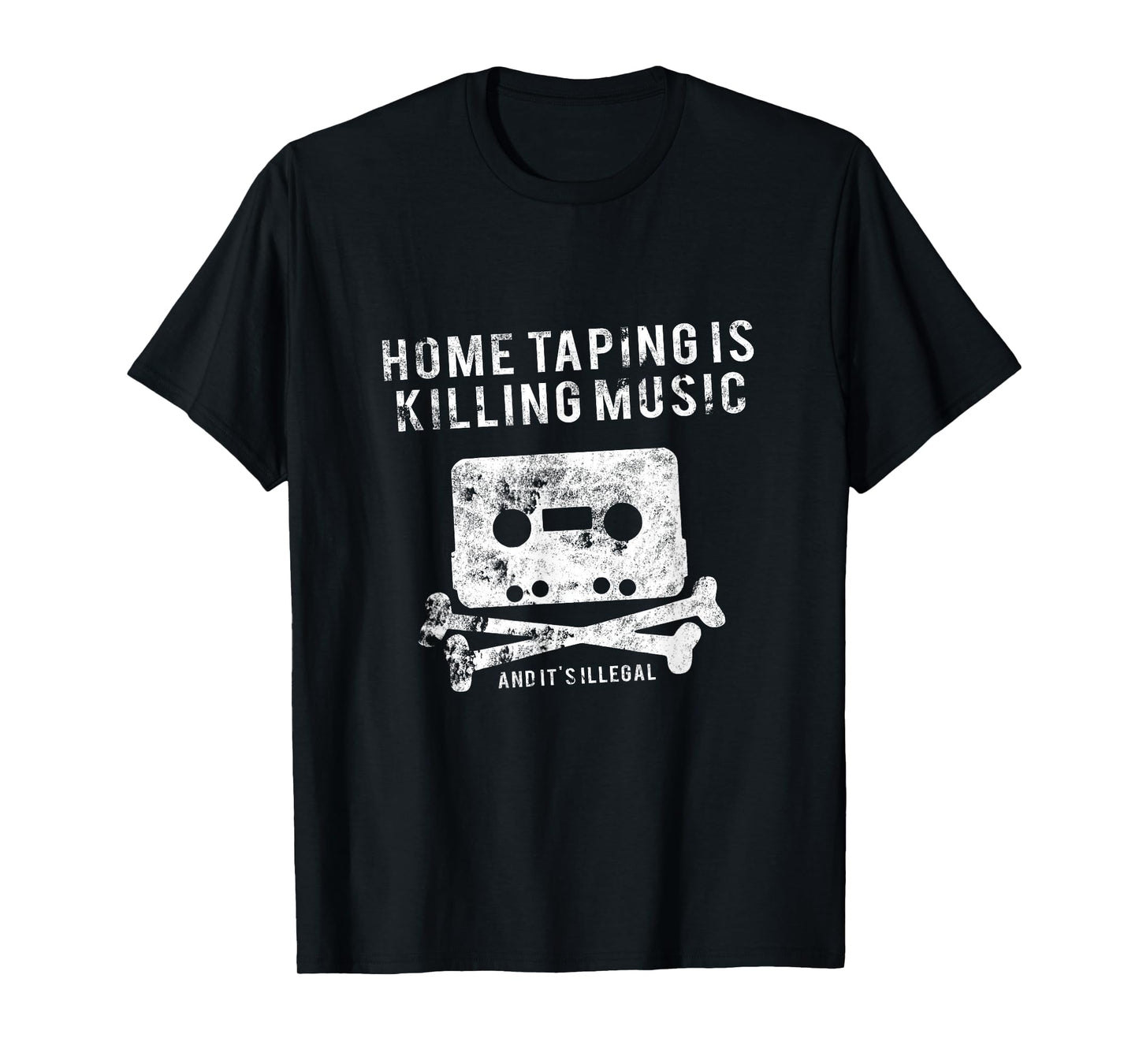 Home Taping Is Killing Music - Funny music industry T-shirt T-Shirt