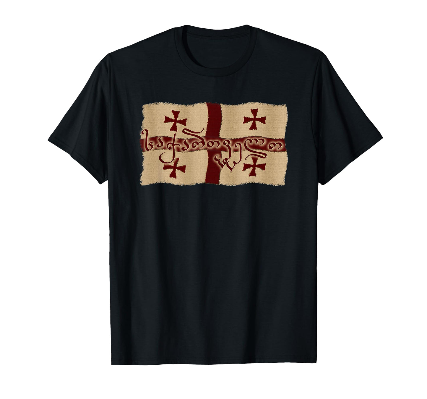 Republic of Georgia flag, Sakartvelo T-Shirt