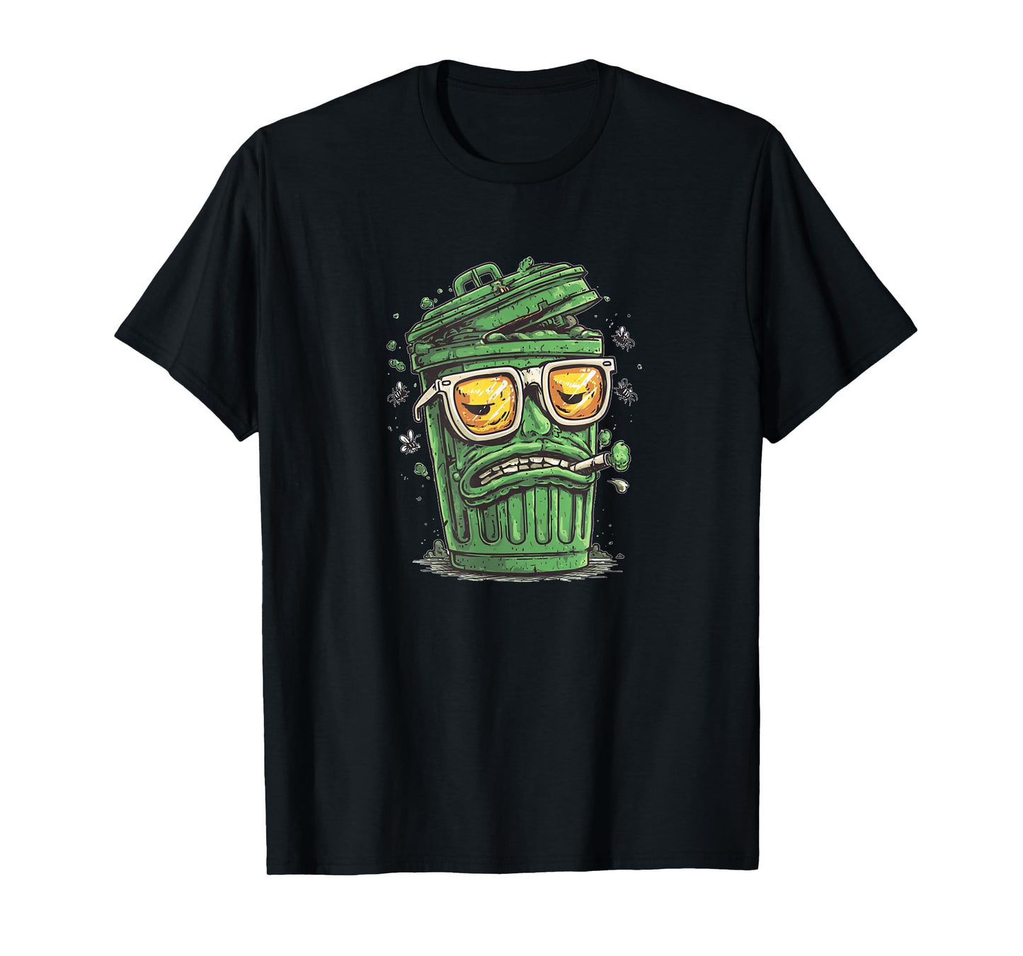 Funny Trash Can with Bold Shades Costume T-Shirt