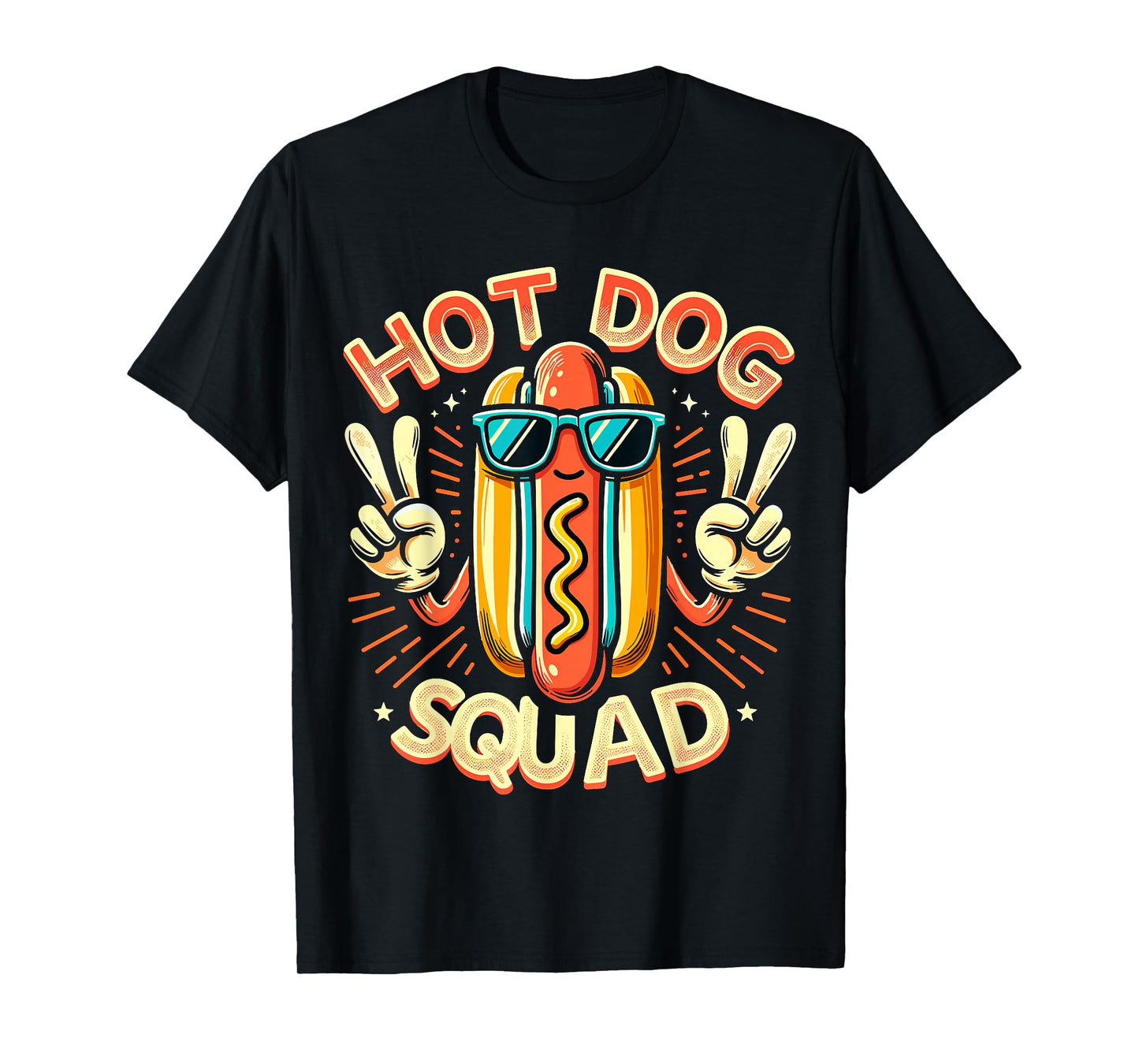Hot Dog Squad Hot Dog Stand Team Hotdog Crew T-Shirt