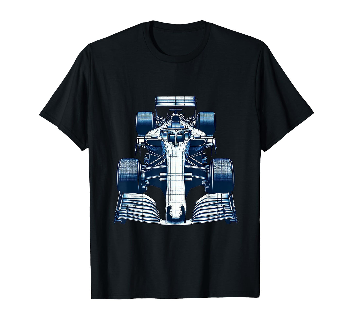 Race Motorsport Racing Blueprint Mechanical Engineering T-Shirt