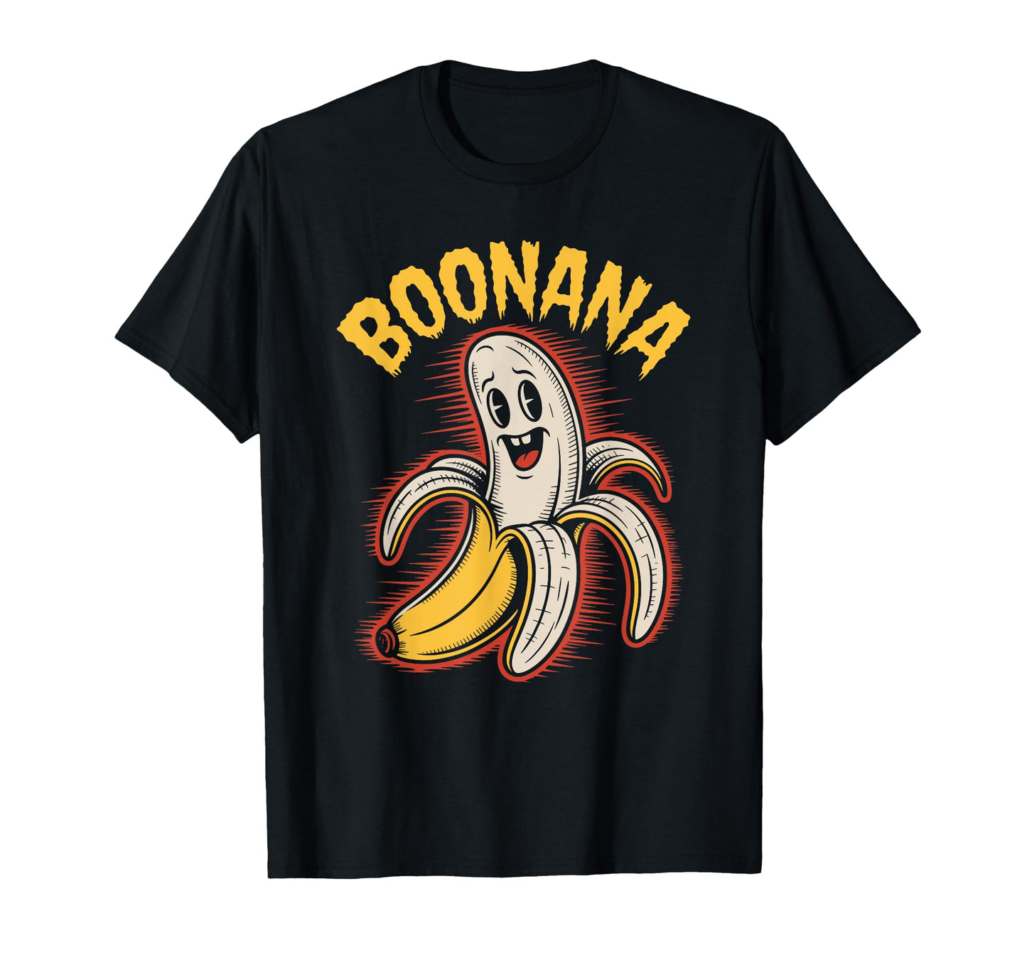 Boonana Funny Banana Ghost Spooky Halloween Costume T-Shirt