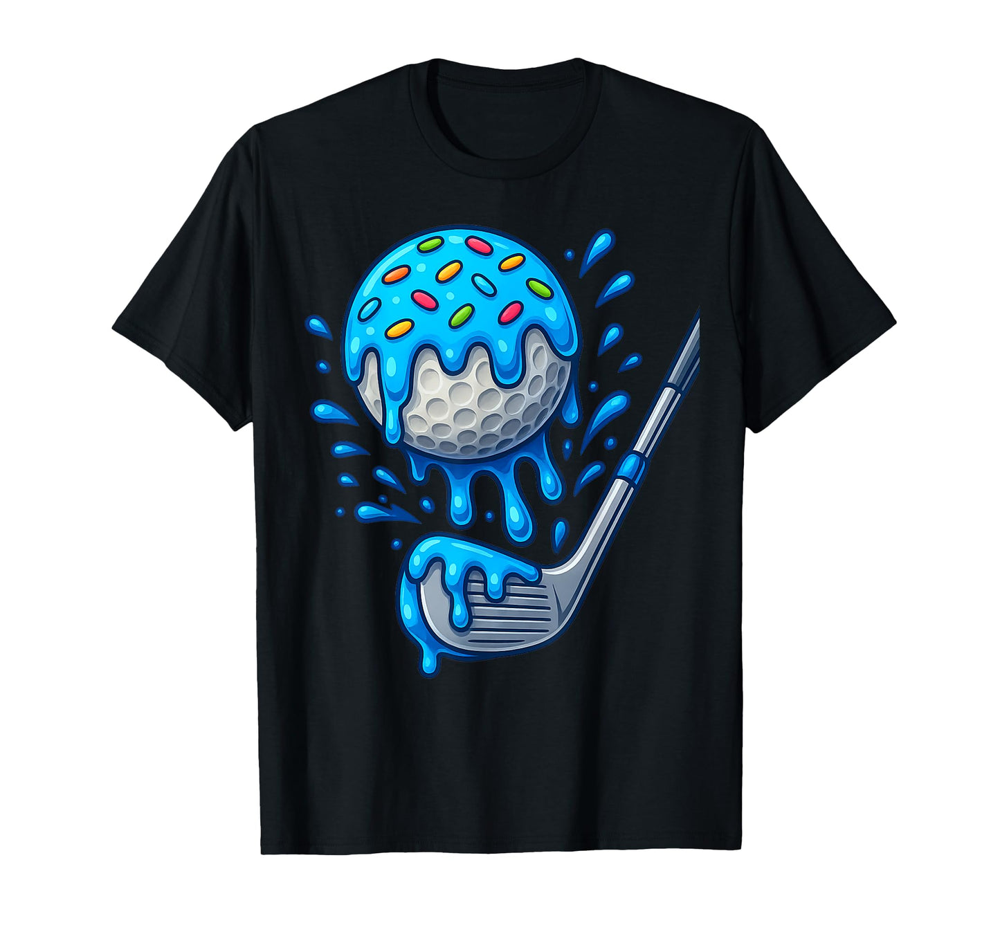 Golf Drip Team for Boys Ice Cream Cool T-Shirt