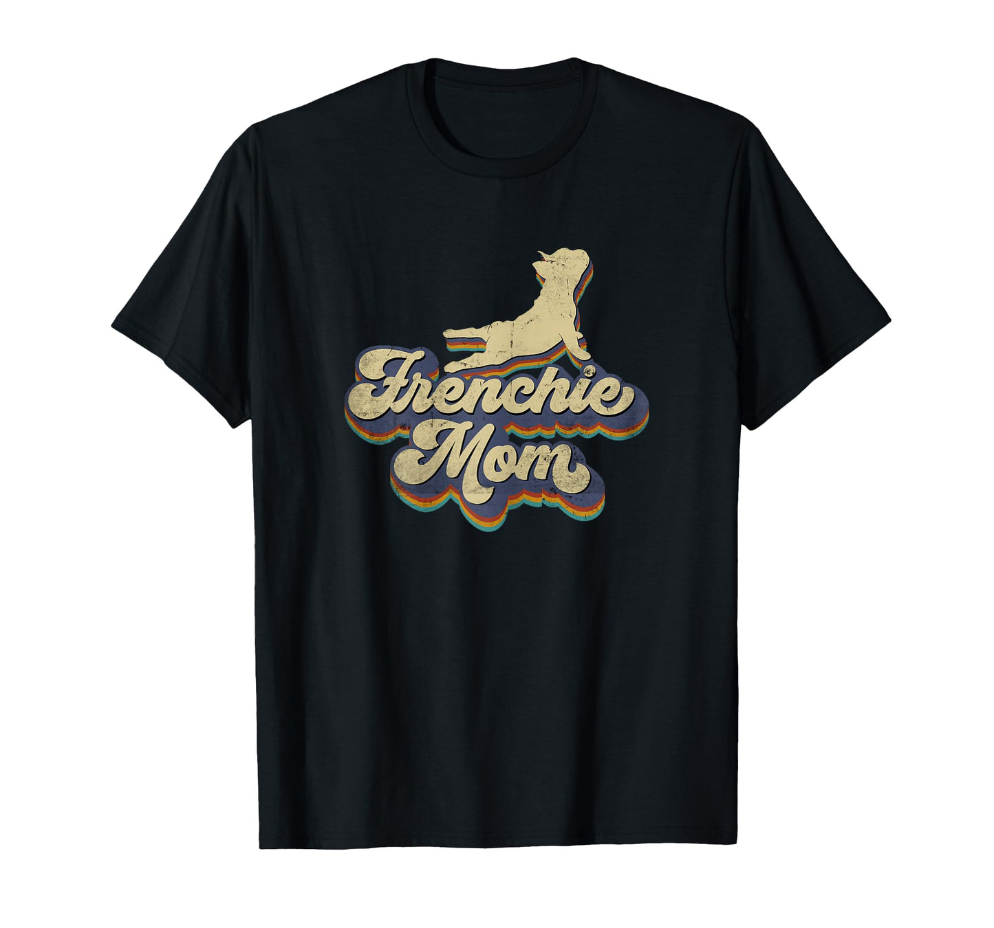 Frenchie Mom French Bulldog vintage retro T-Shirt