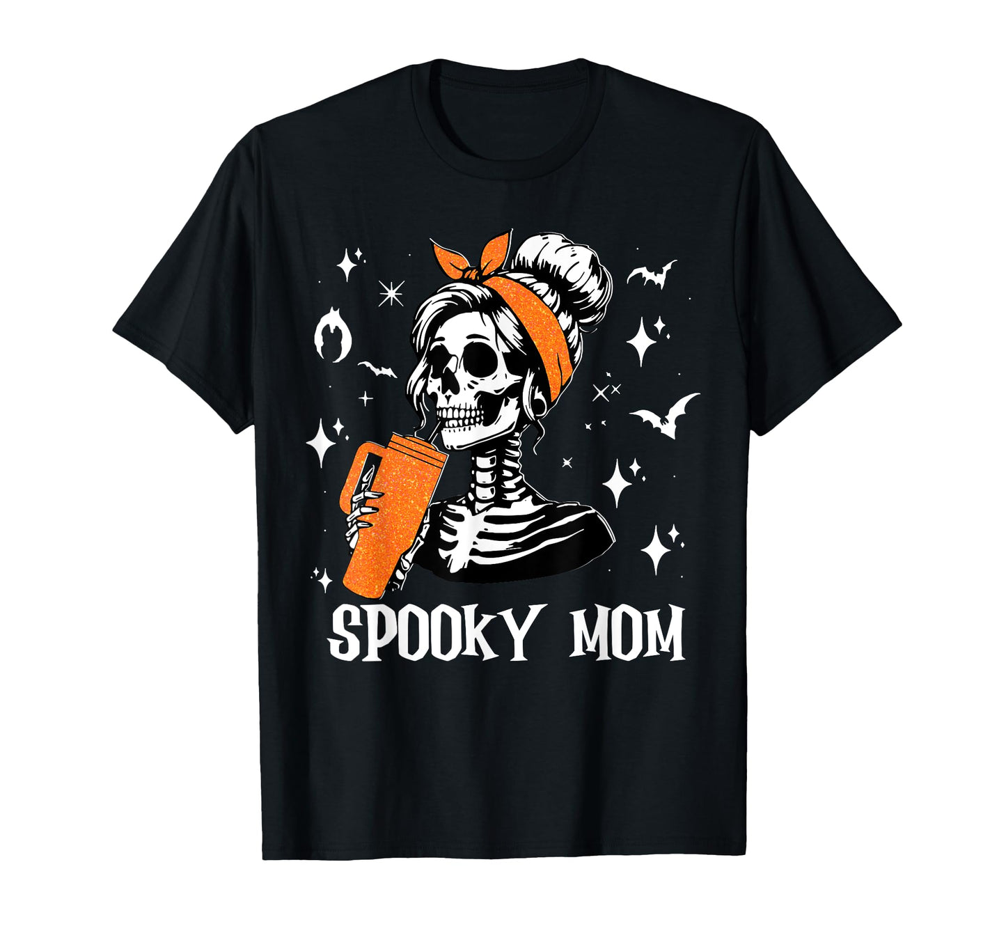Retro Spooky Mom Halloween Costume Women Spooky Mama T-Shirt