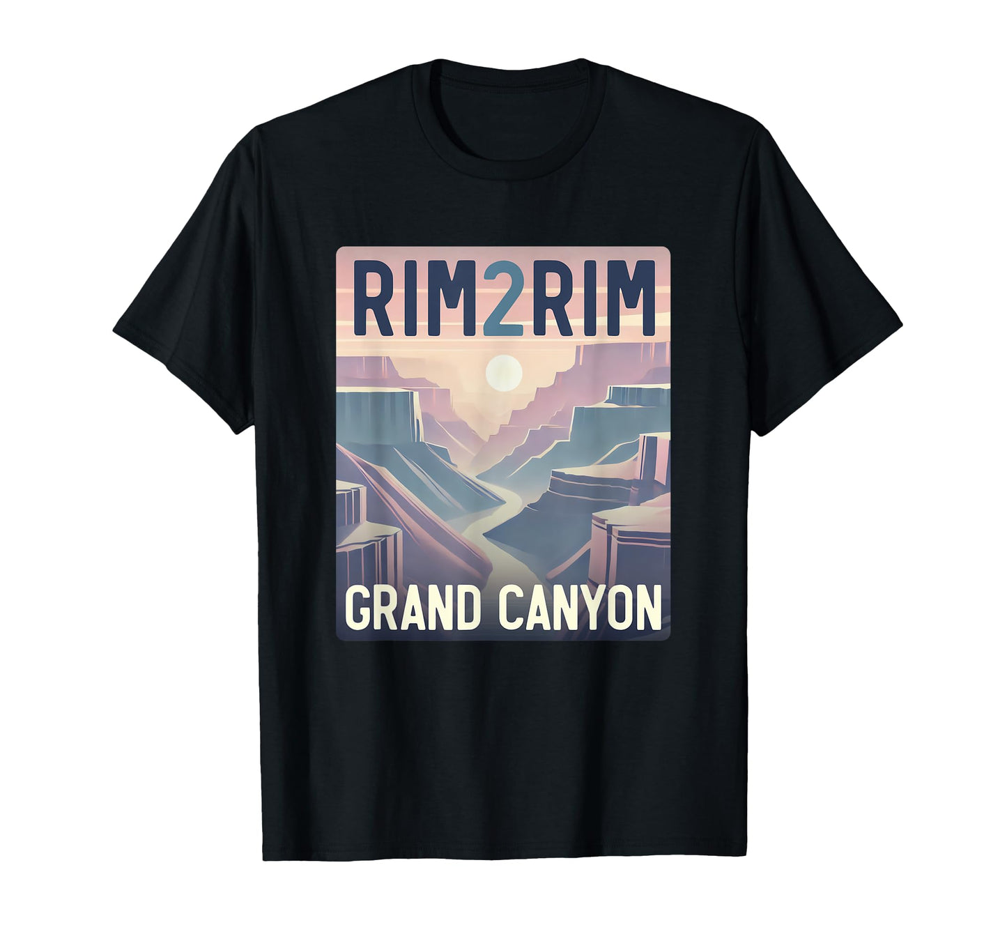 Rim 2 Rim Grand Canyon Trail Run Outfit, R2R2R Run Hiking T-Shirt