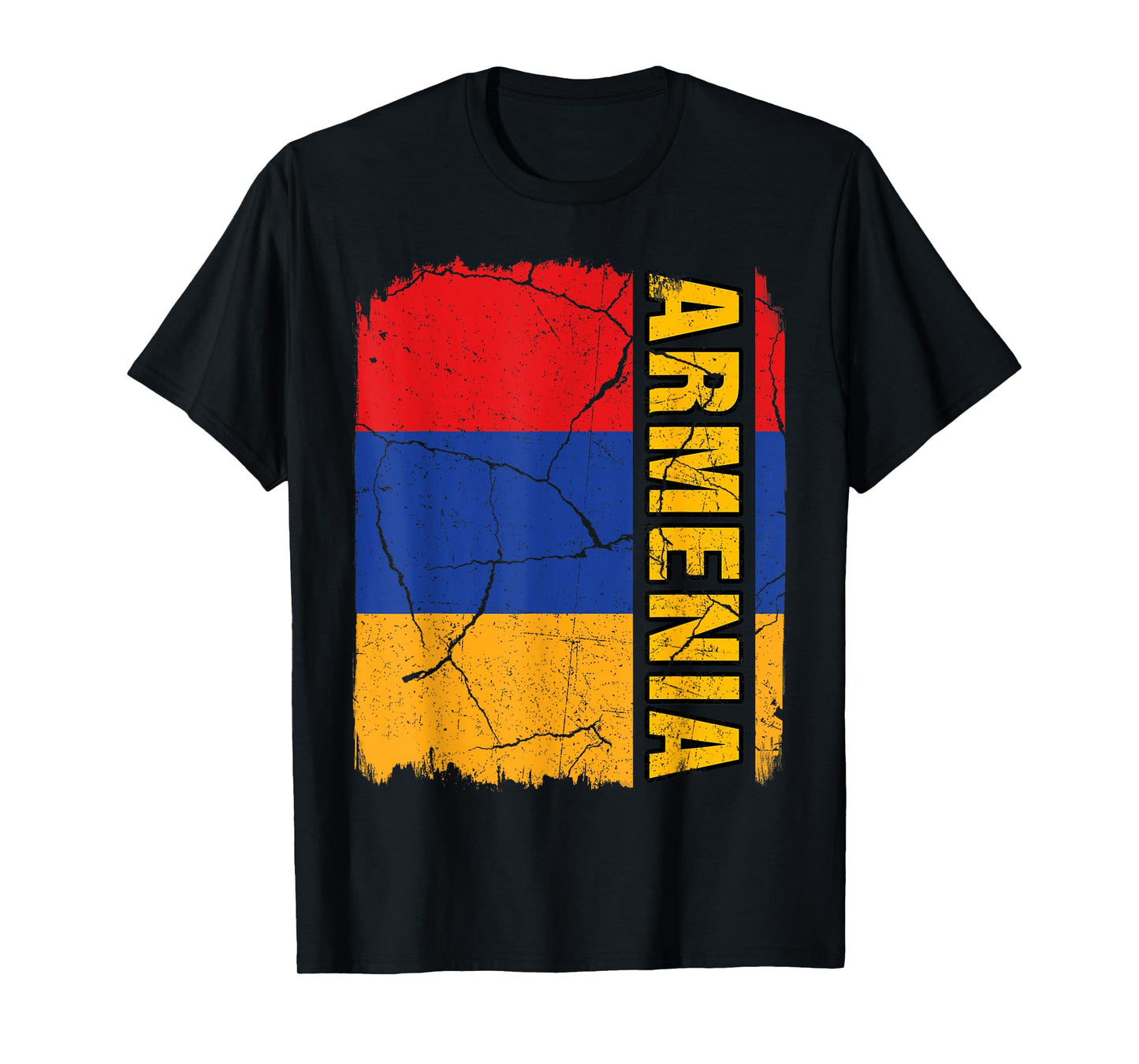 Vintage Armenian Flag Armenia Pride Roots Heritage Gift T-Shirt
