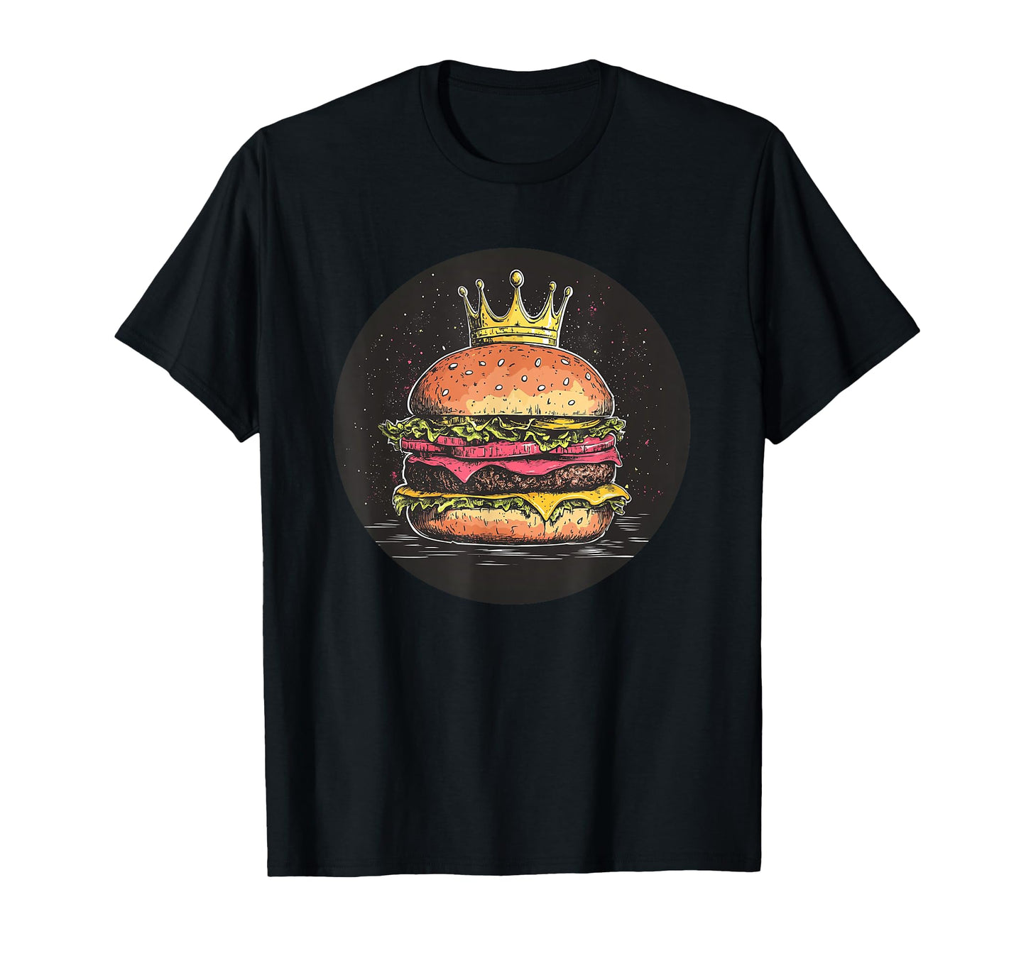 Kingdom Burger Outfit for Burger with Crown Graphic T-Shirt