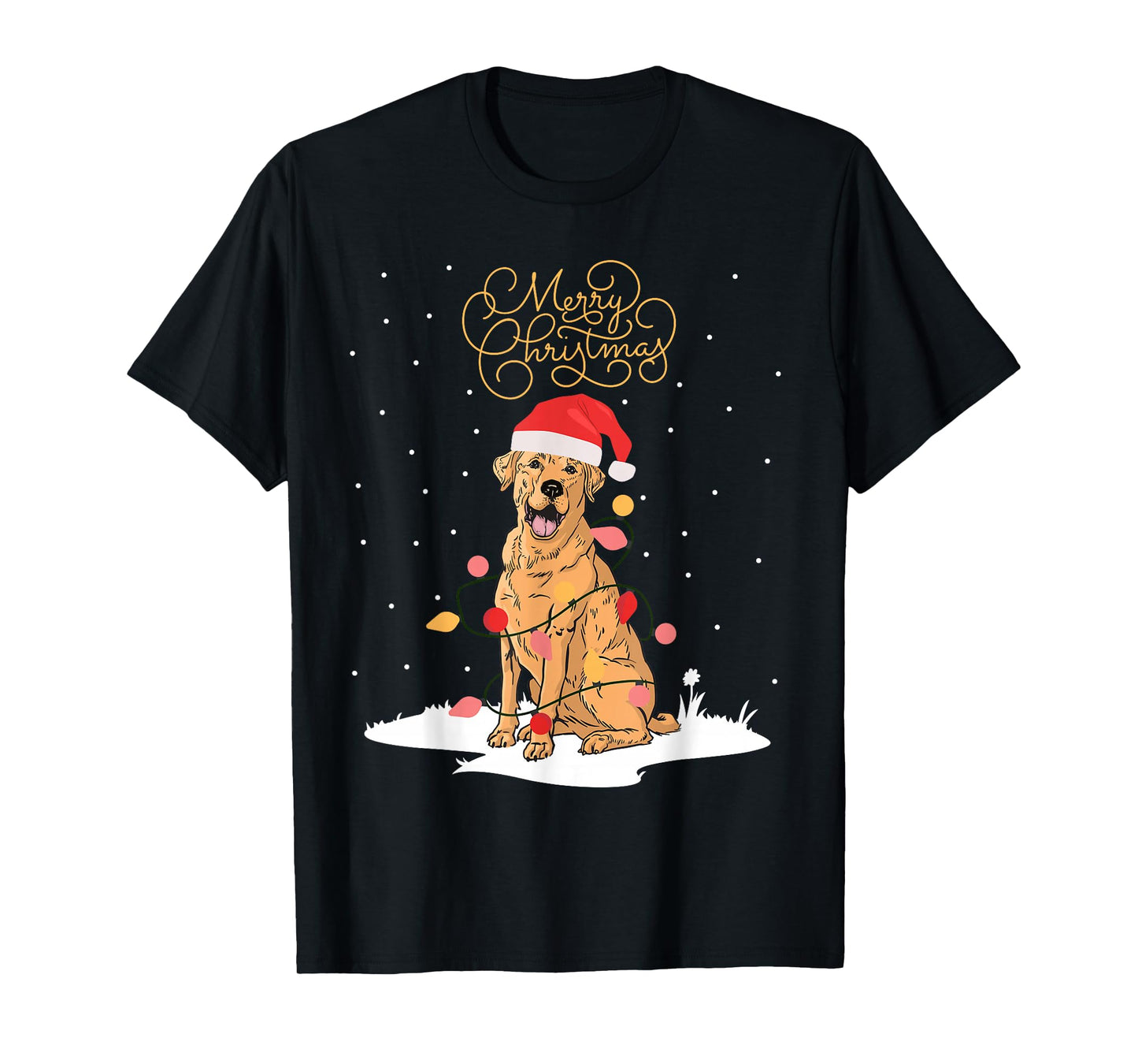 Labrador Retriever Merry Christmas Lab Xmas Labbi Christmas T-Shirt