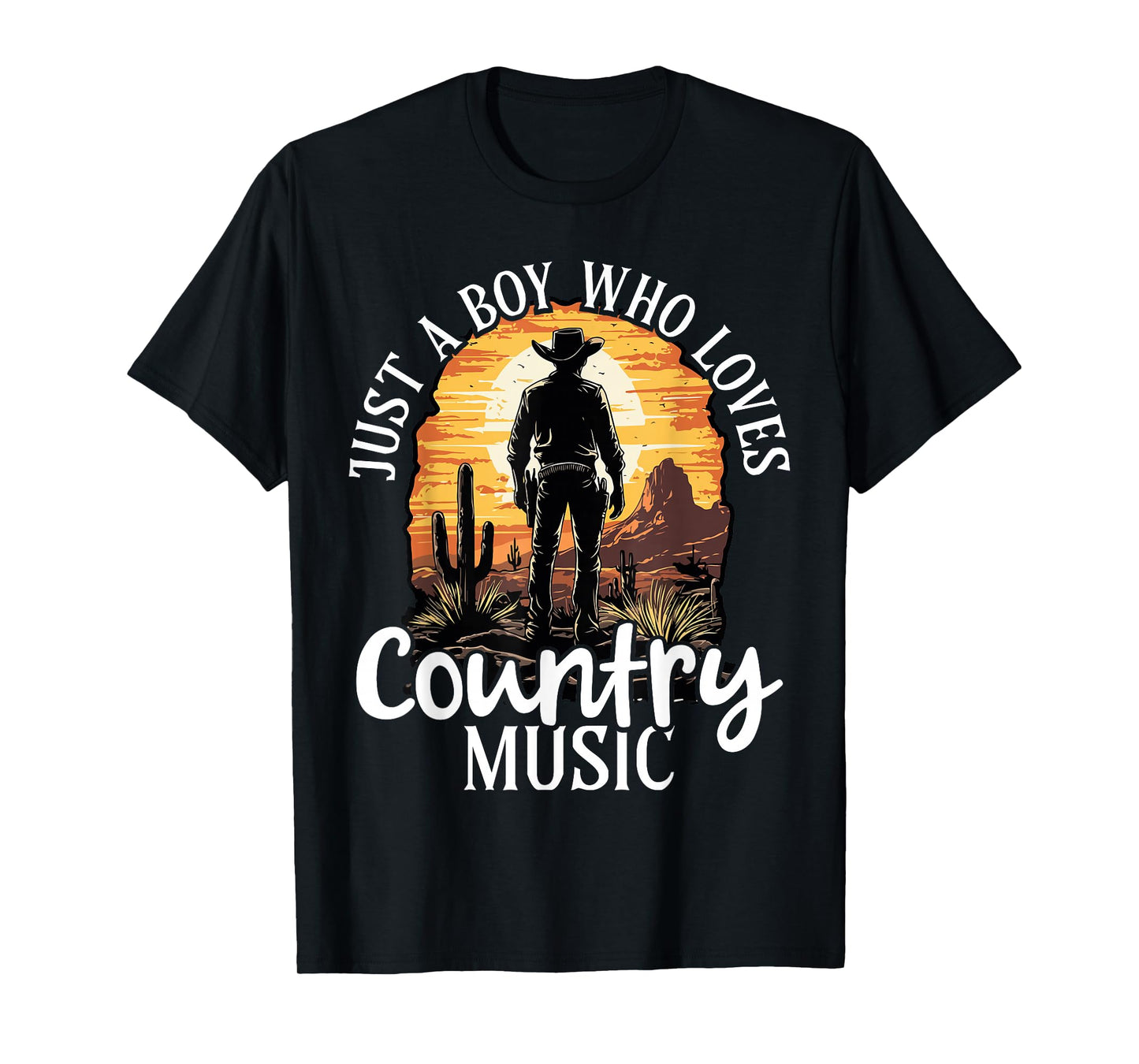Just a Boy Who Loves Country Music T-Shirt