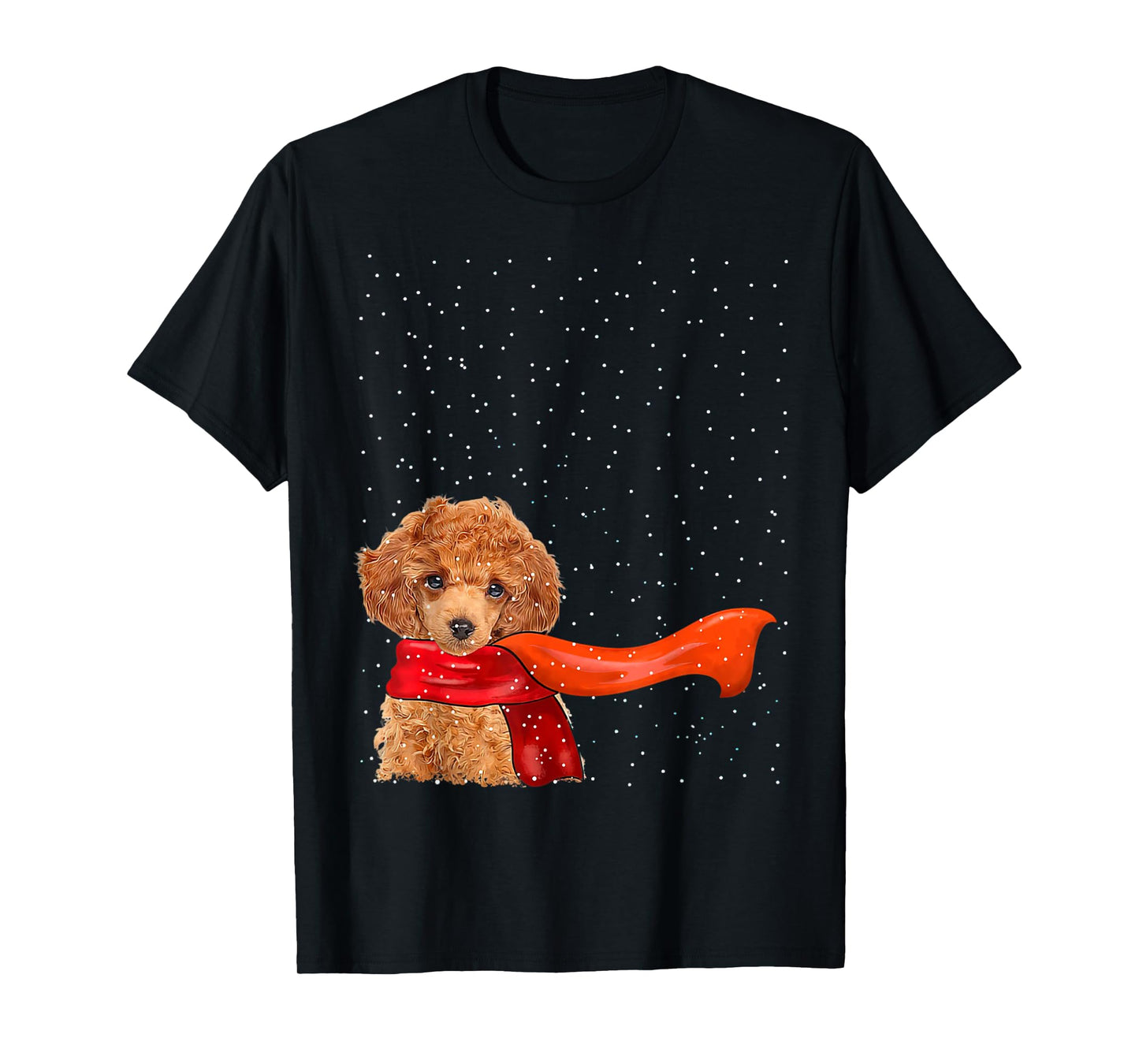Toy Poodle Dog Winter Christmas Sweater Xmas Pet T-Shirt for Men Women