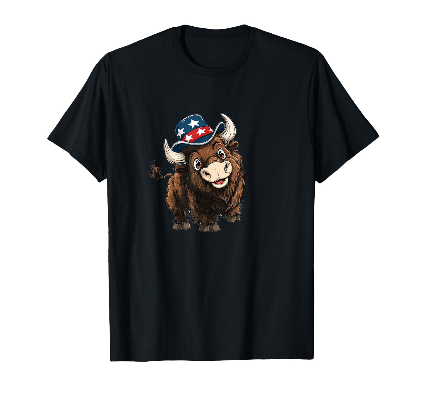 Cool Bison Animal Cowboy Costume for Adults and Kids T-Shirt