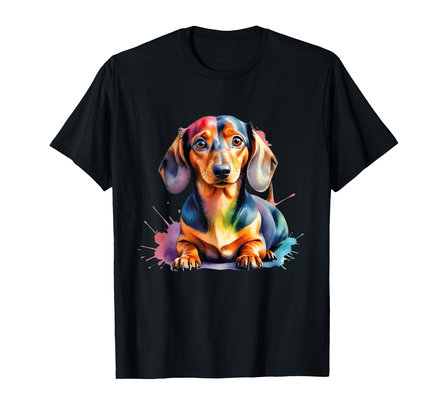 Colorful Wiener & Dachshund T-Shirt