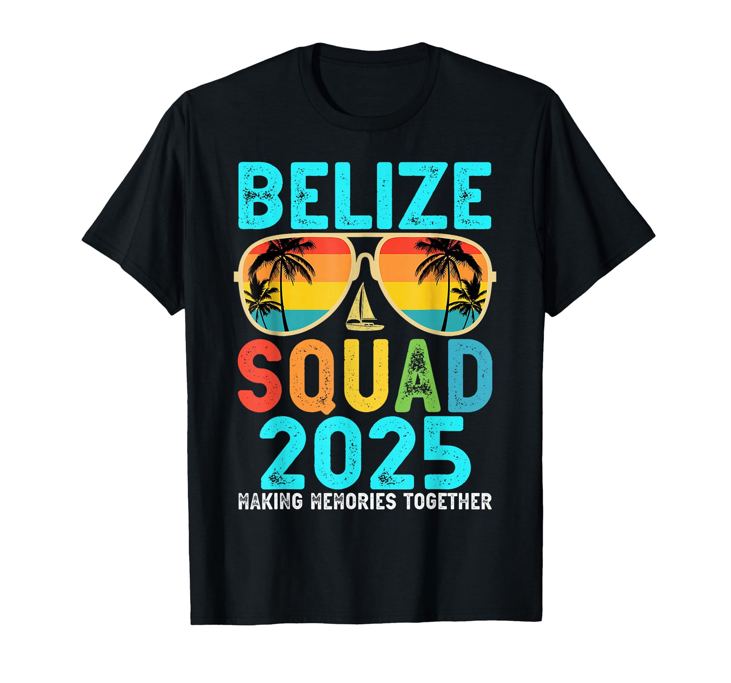Belize Squad 2025 Vacation Friends Family Matching Group T-Shirt