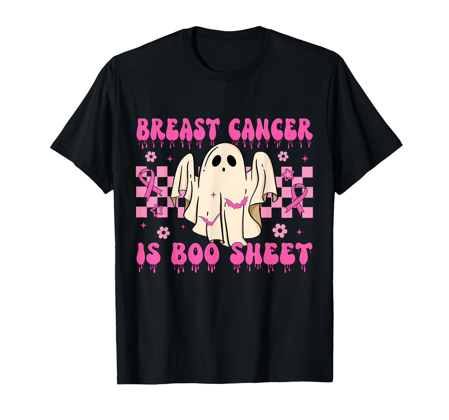 Breast Cancer Is Boo Sheet Breast Cancer Awareness Halloween T-Shirt