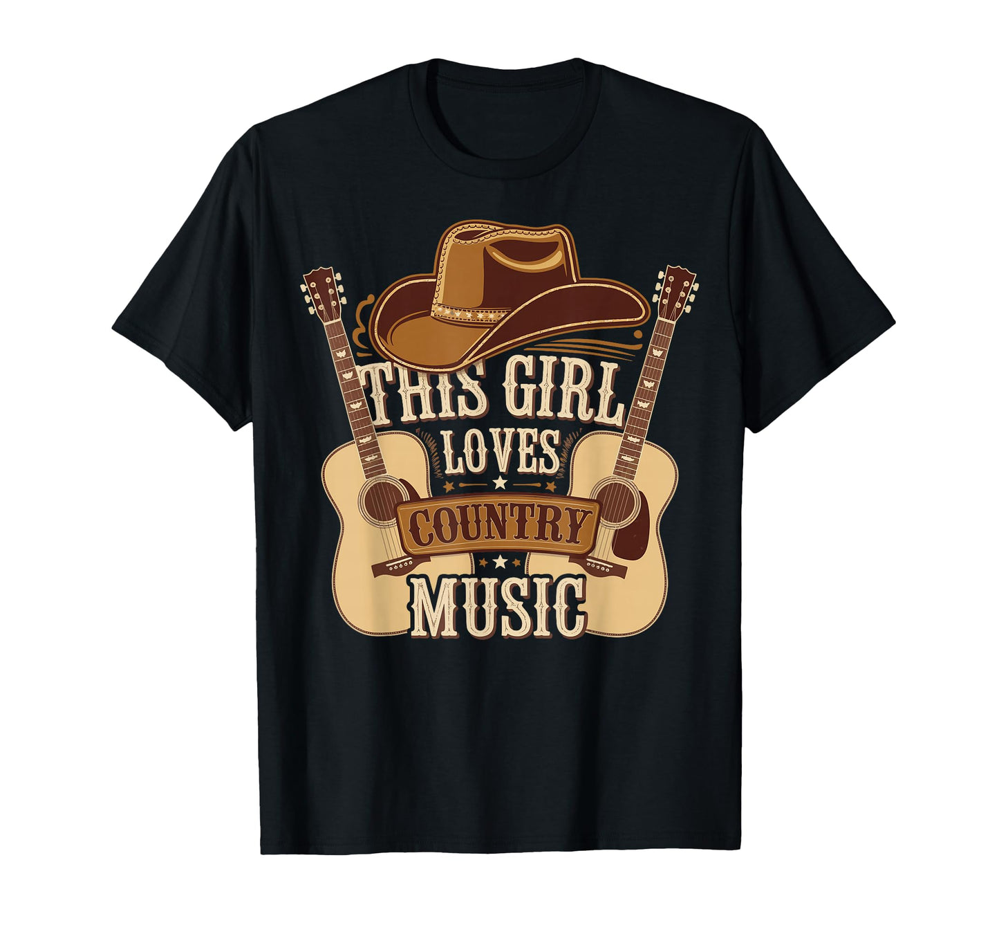This Girl Loves Country Music T-Shirt