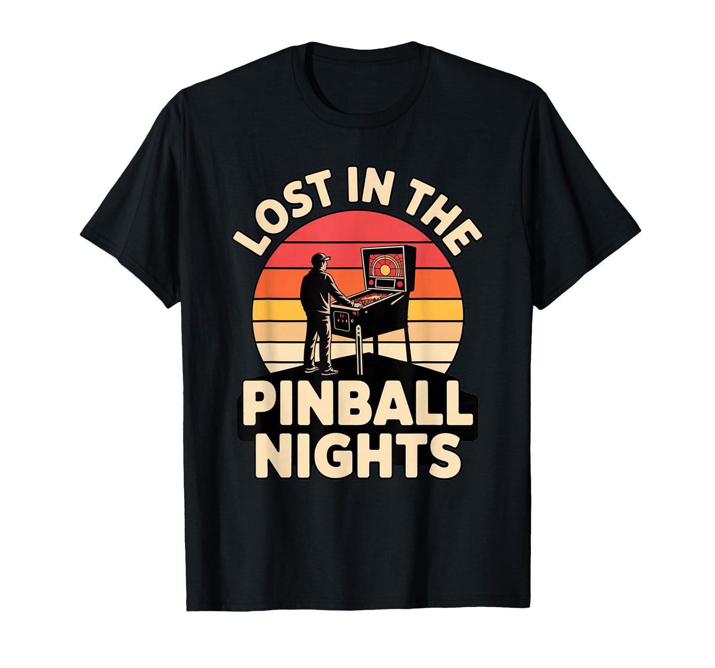 Retro Lost in The Pinball Nights T-Shirt