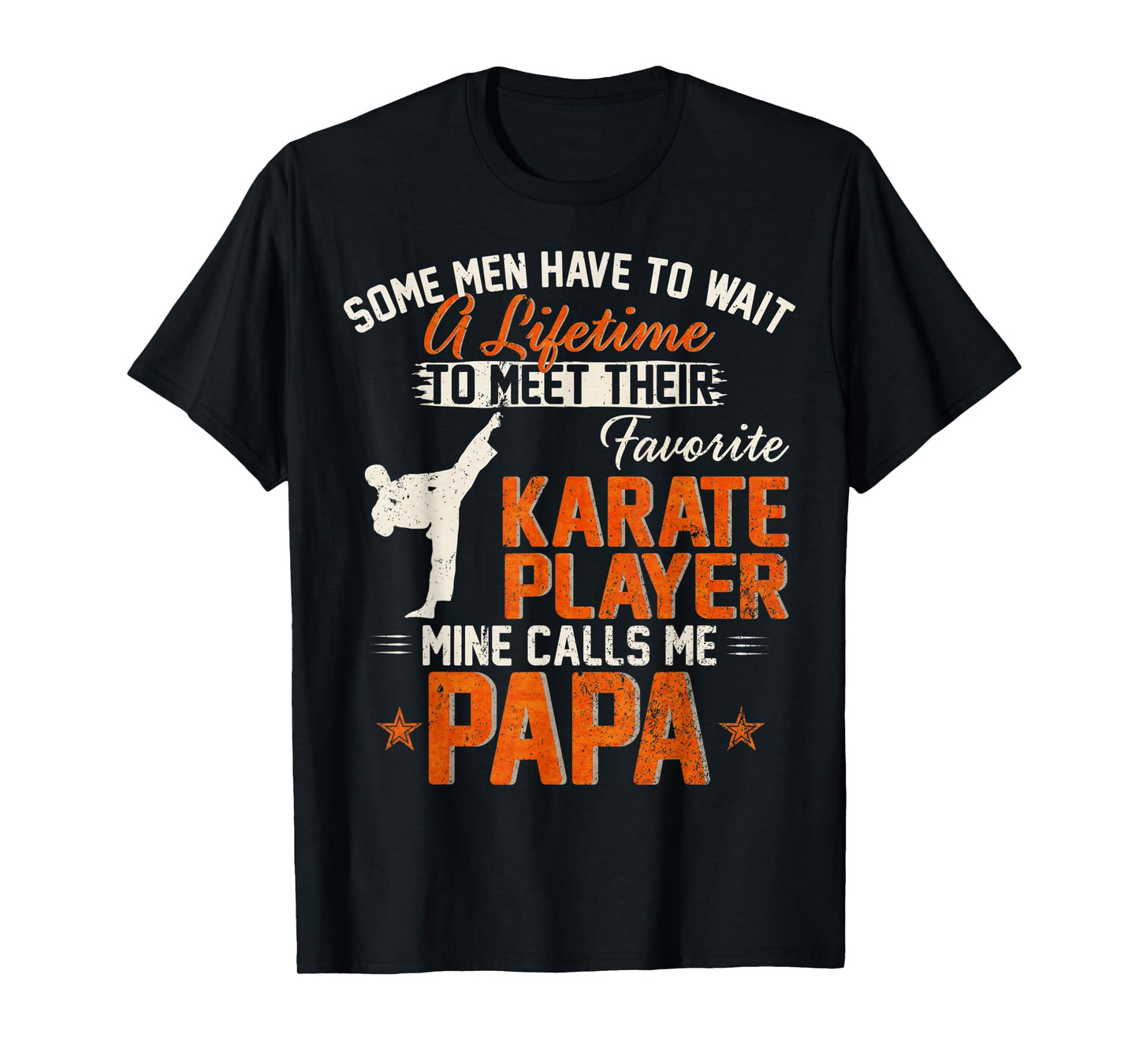 Vintage My Favorite Karate Player Calls Me Papa Karateka T-Shirt