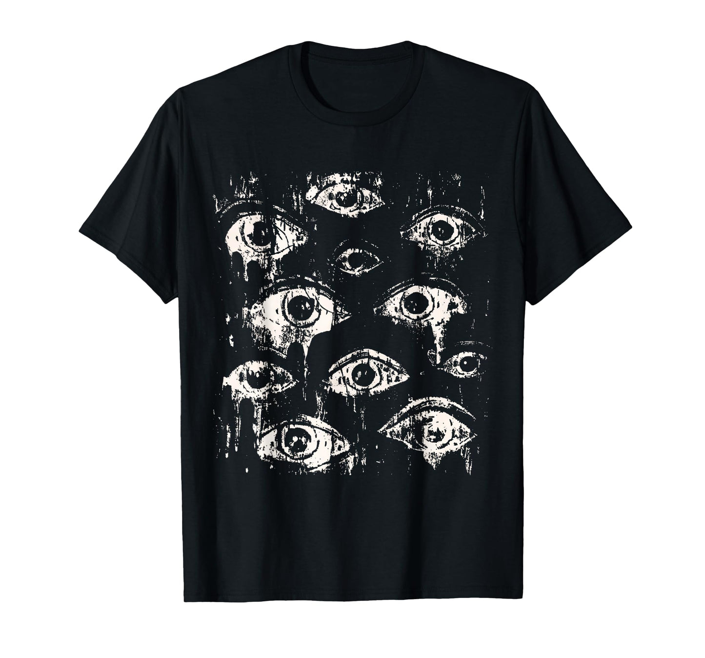 Eyes Eyeballs Weird Goth Grunge Alt Y2K Strange Aesthetic T-Shirt