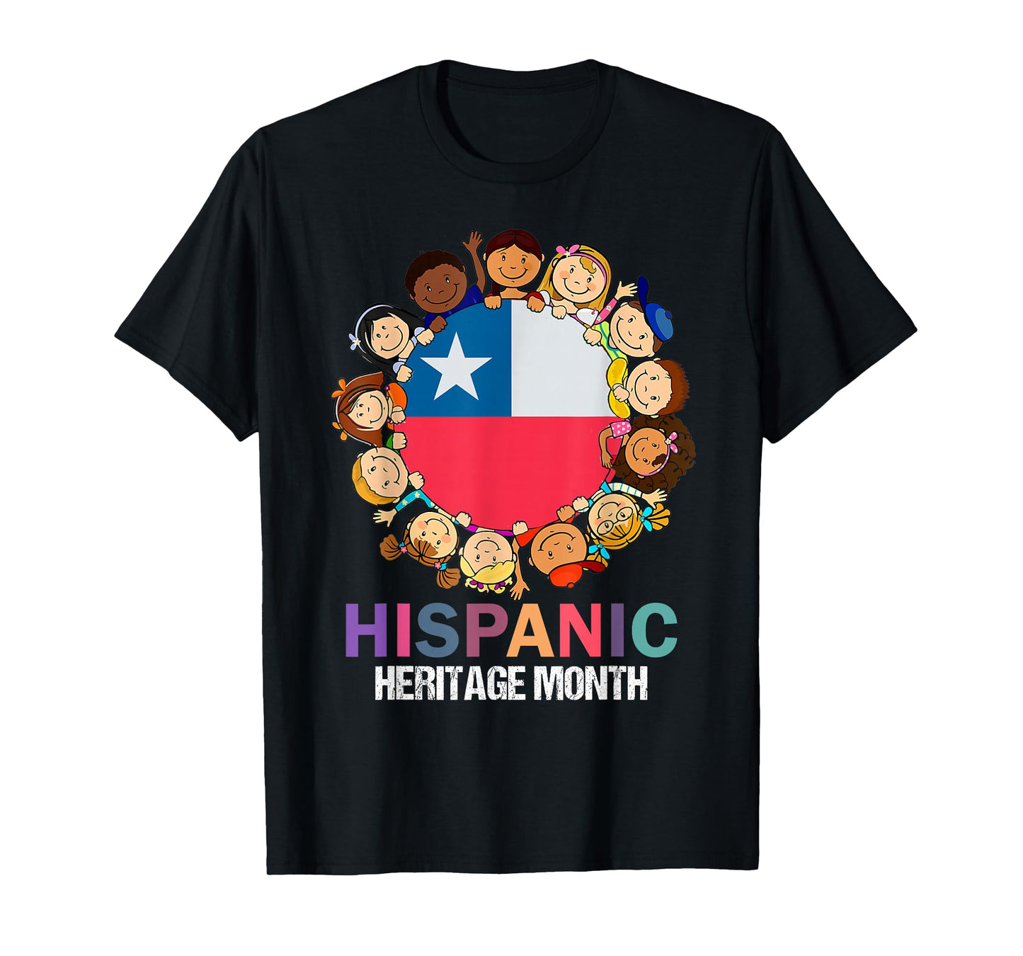 Chileans,hsipanic heritage month, Chile flag Boy Kids Girl, T-Shirt