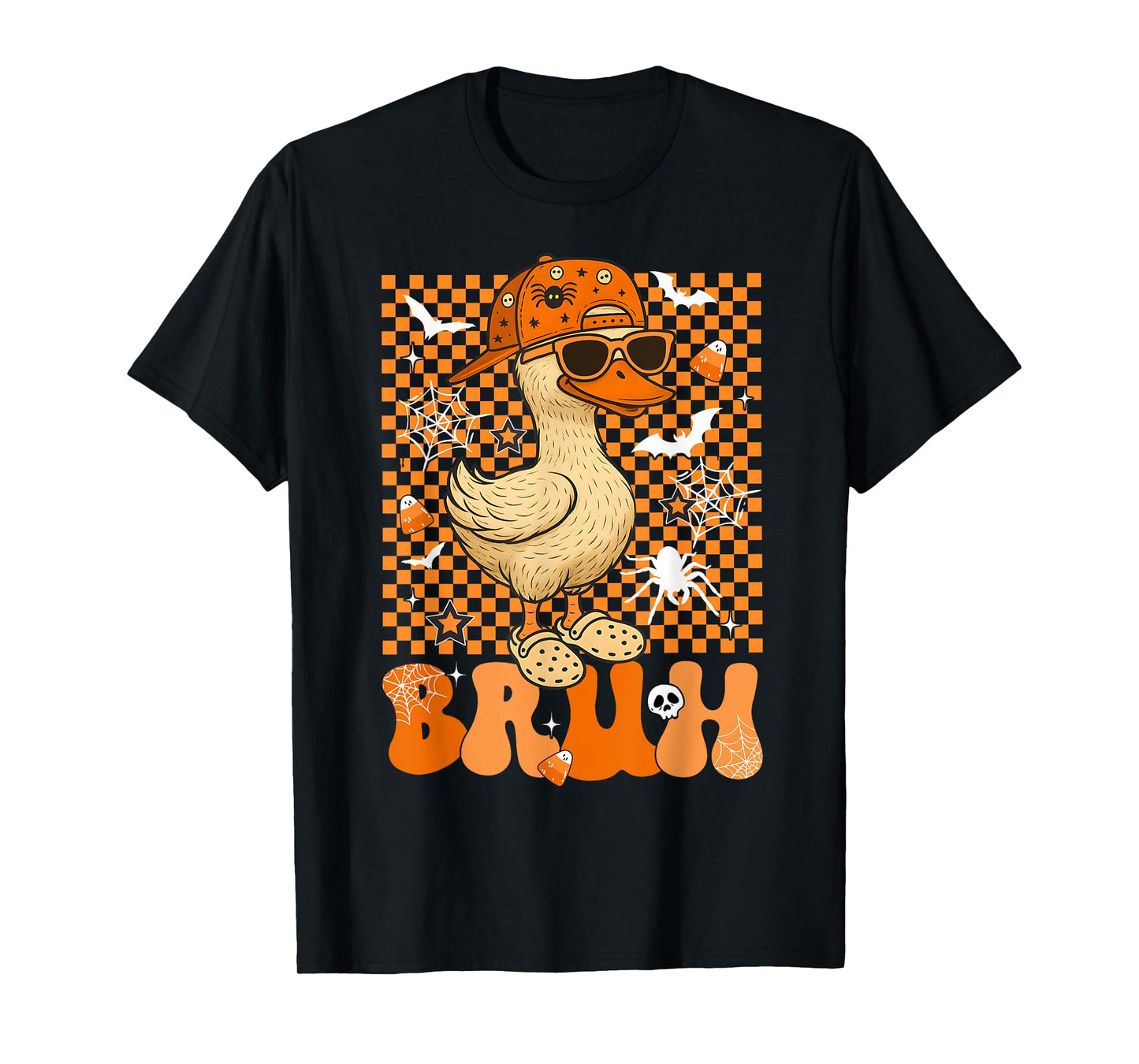 Spooky Gooses Bruh Meme Men Women Kid Halloween Costume T-Shirt