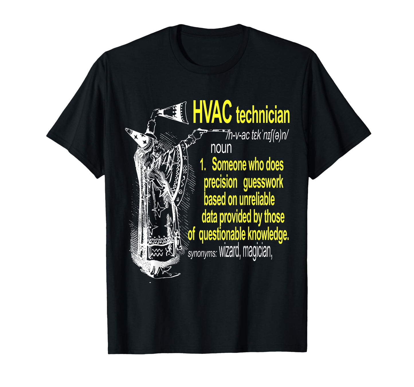 HVAC Technician Funny Definition T-Shirt Air Conditioning T-Shirt