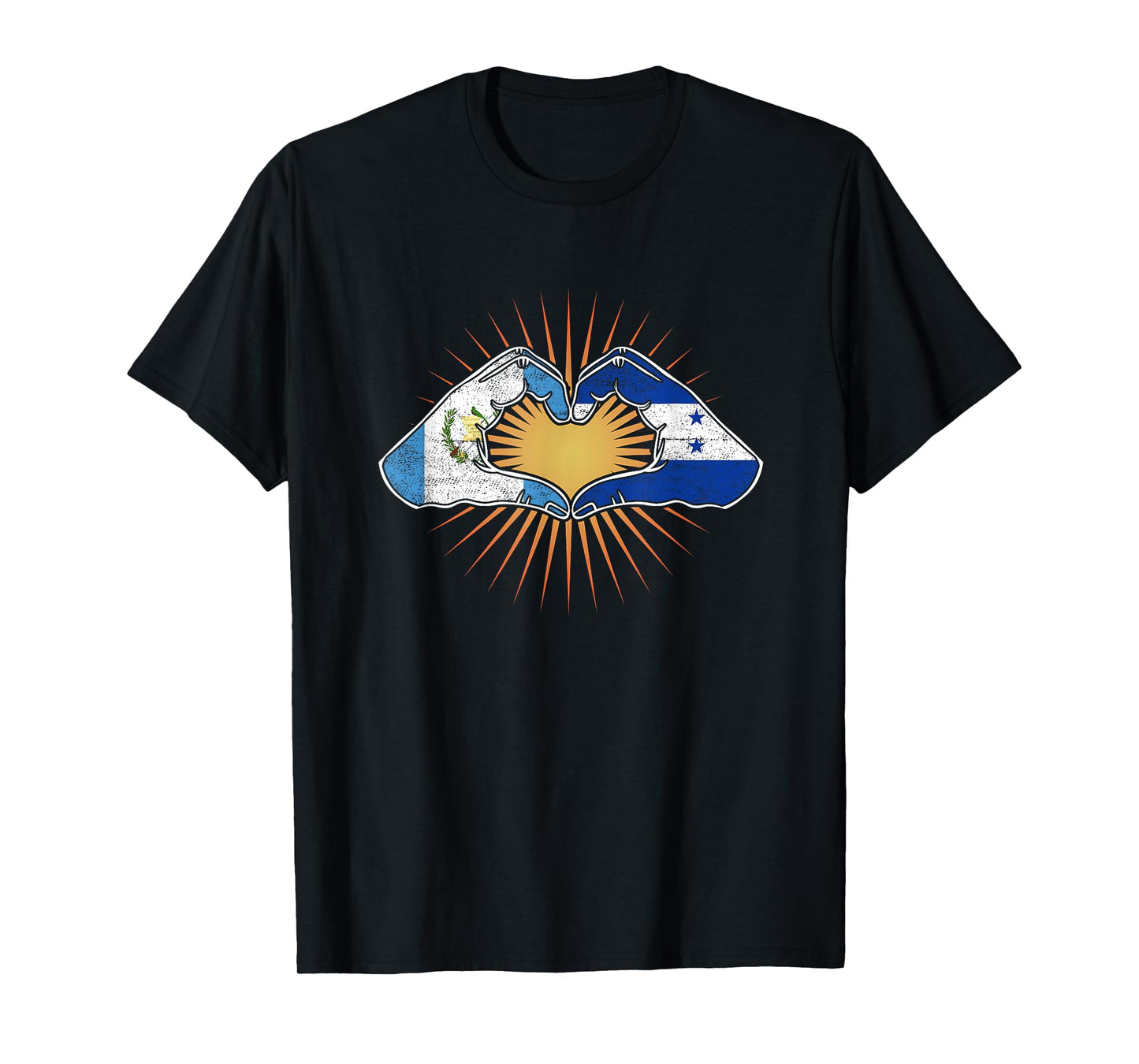 Guatemala and Honduras. Heart Hands T-Shirt