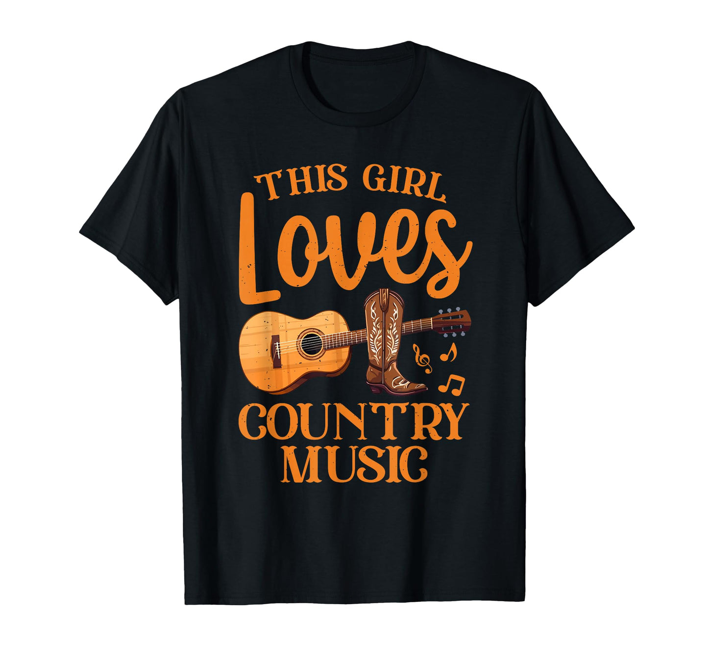 Best Country Music Art for Girl Women Musician Country Music T-Shirt