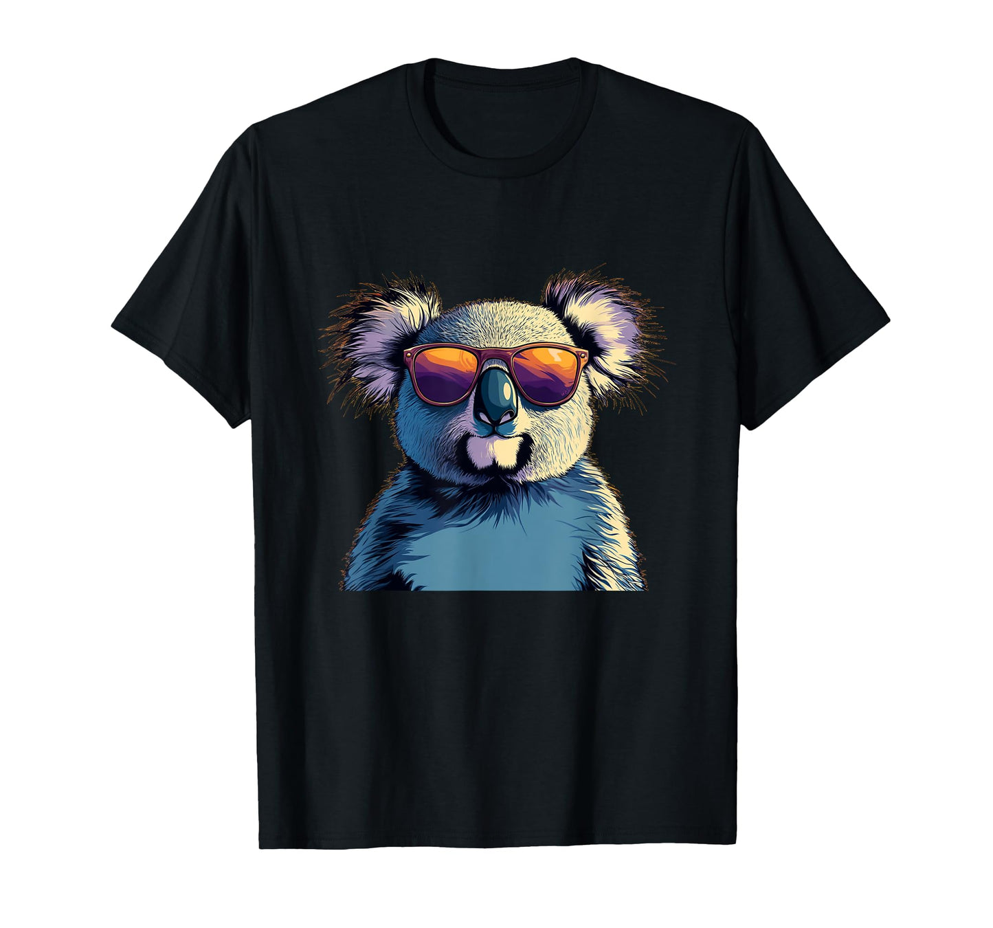 Funny Koala Face with Sunglasses for Boys and Girls T-Shirt