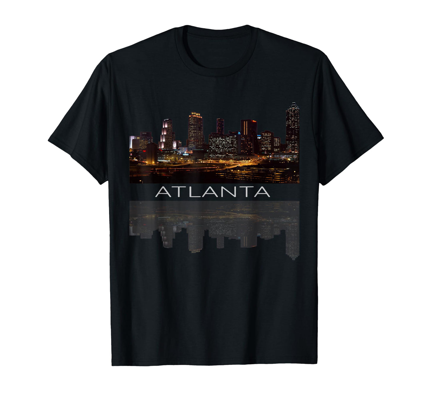 City of Atlanta Nightlife Georgia Skyline Cityscape Love ATL T-Shirt