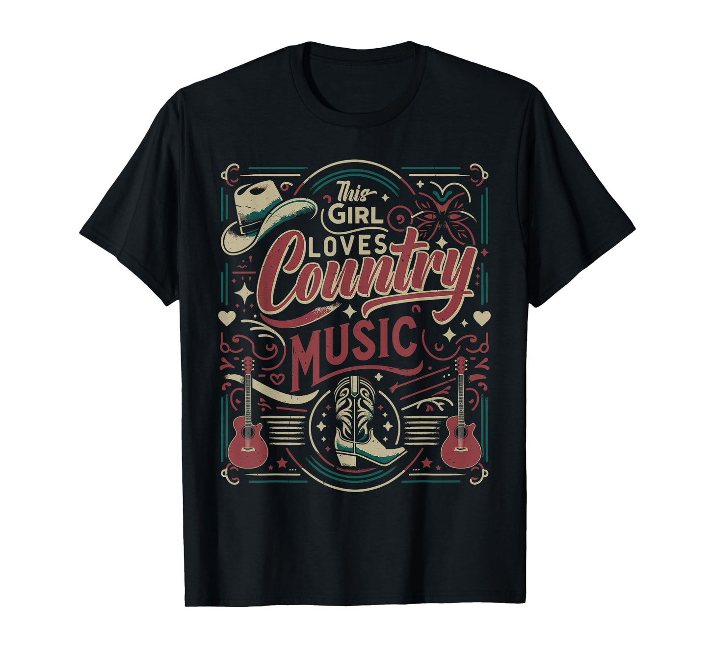 Country Music Outfit Women This Girl Loves Country Music T-Shirt