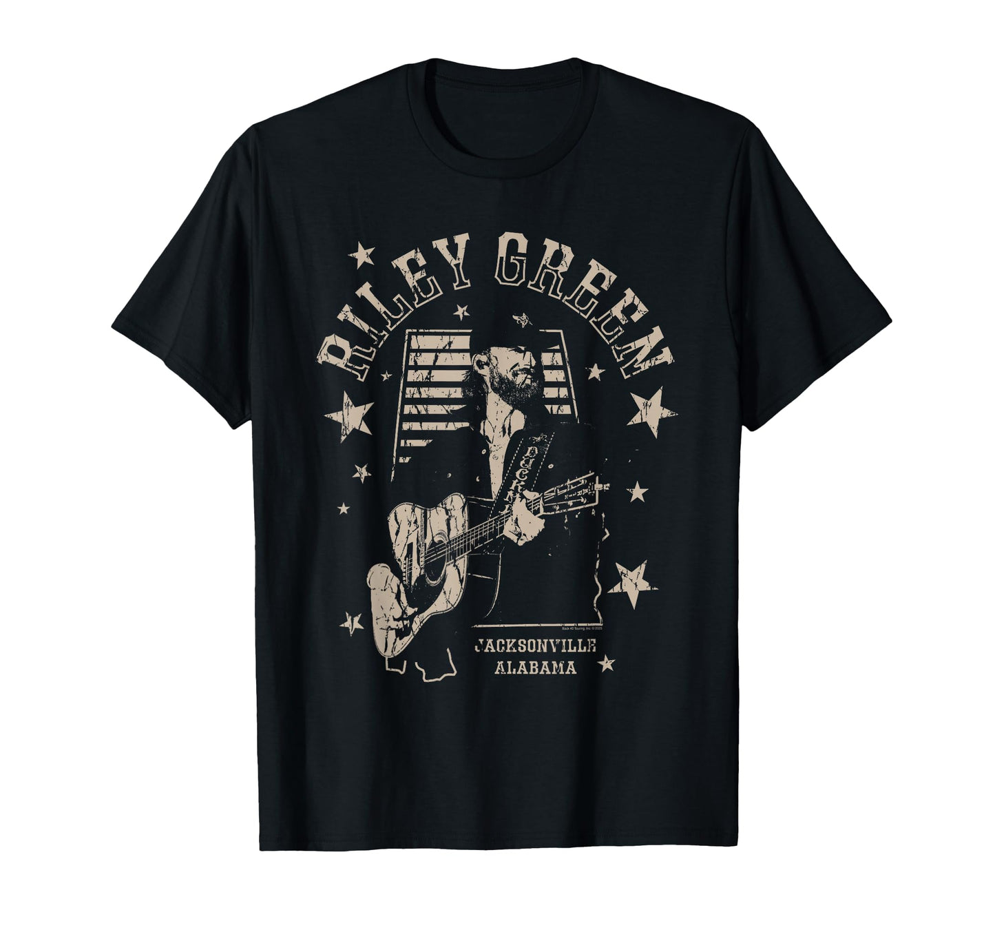 Riley Green Jacksonville Alabama Country Music Artist T-Shirt