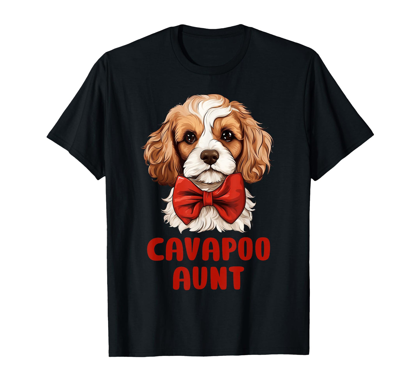 Cute Cavapoo Aunt Dog Lovers Gift Funny Puppy Cavapoo Owner T-Shirt