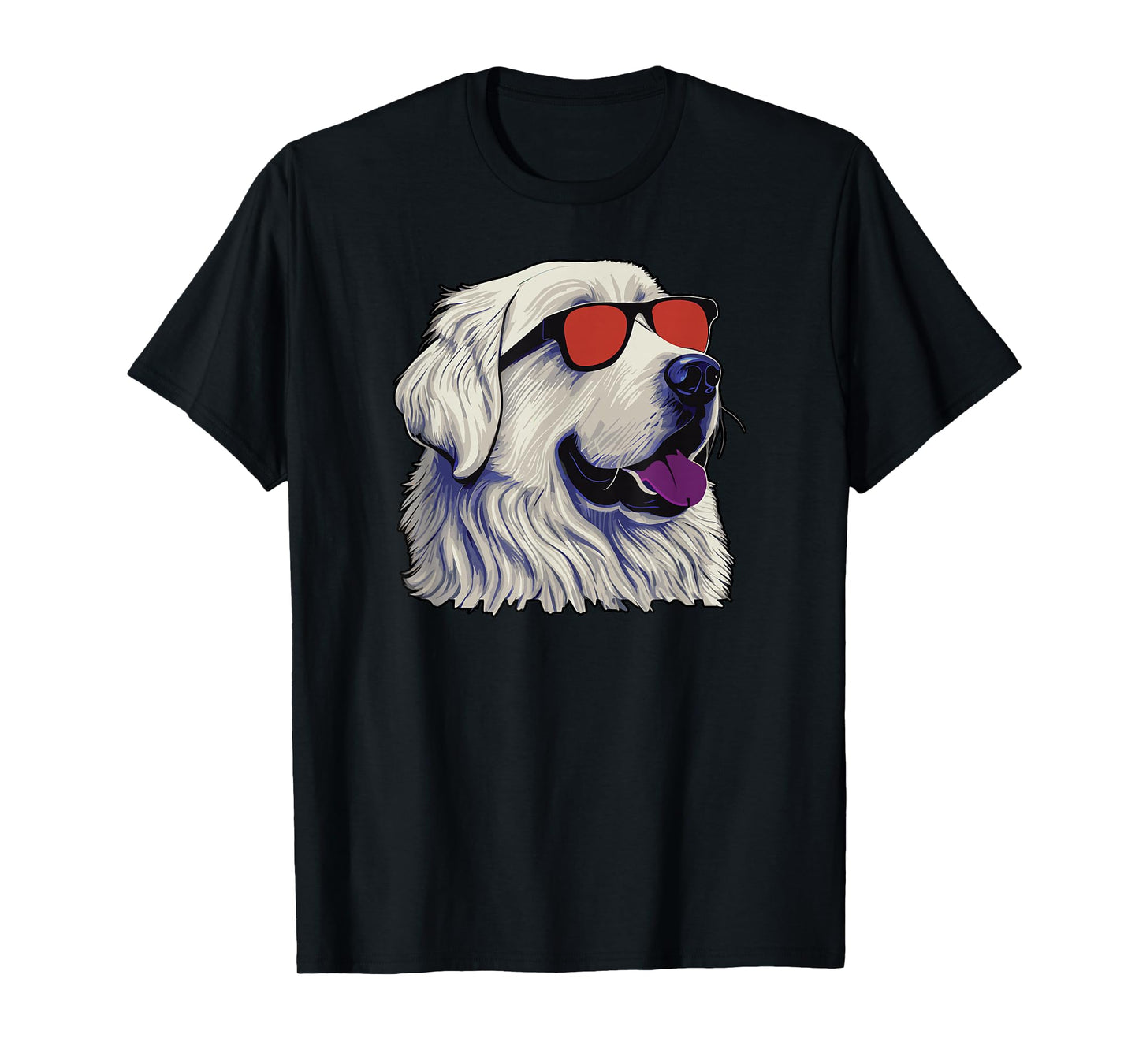 Dad Mom Cool Dog Sunglasses - Great Pyrenees T-Shirt