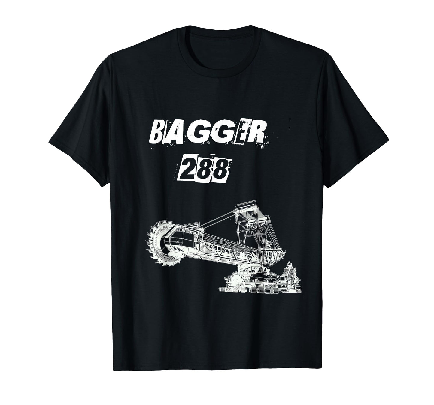 Bagger 288 T Shirt - Giant Bucket Wheel Excavator T-Shirt