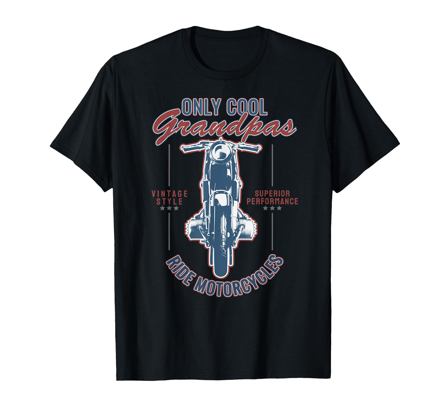 Only Cool Grandpas Ride Motorcycles T-Shirt