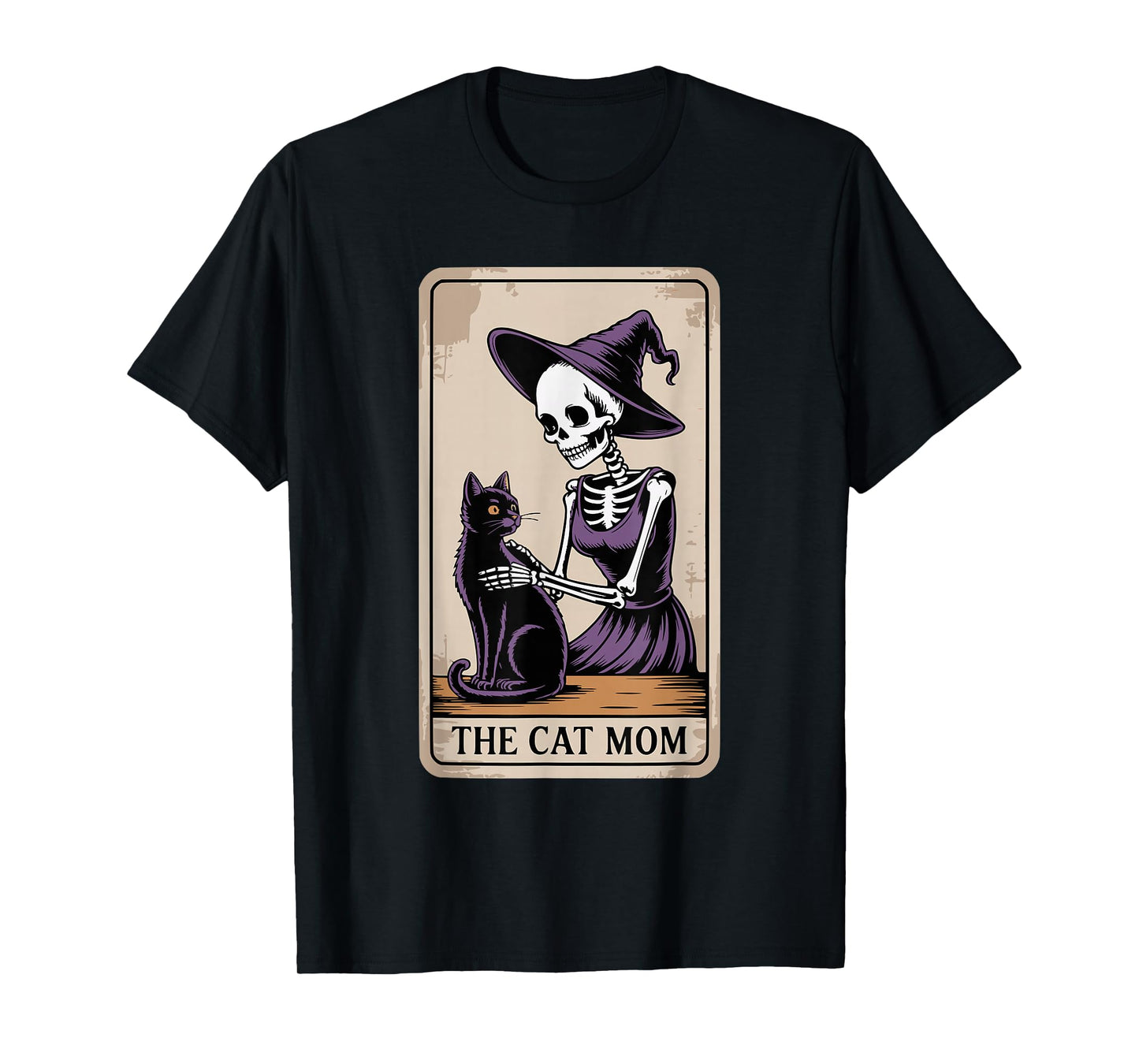 Halloween The Cat Mom Mamma Crazy Cats Lady Girls Women T-Shirt
