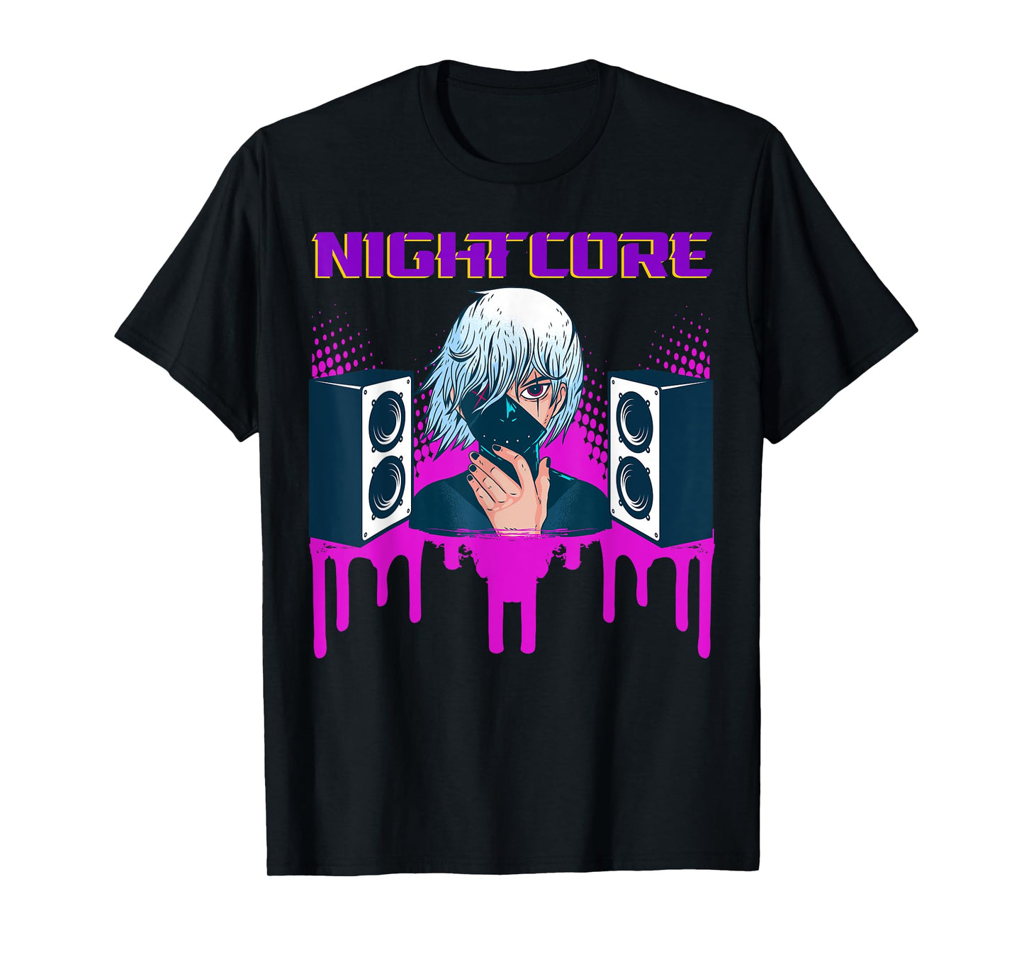 Manga nightcore music and Japanese equals love anime T-Shirt