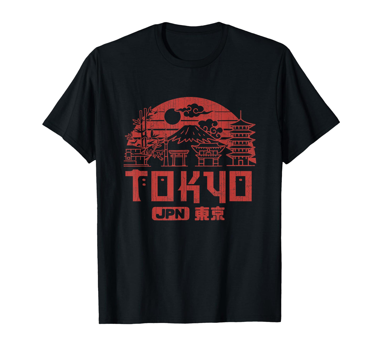 Kawaii Retro Tokyo Japan Mt. Fuji 80's Asian Fashion Anime T-Shirt