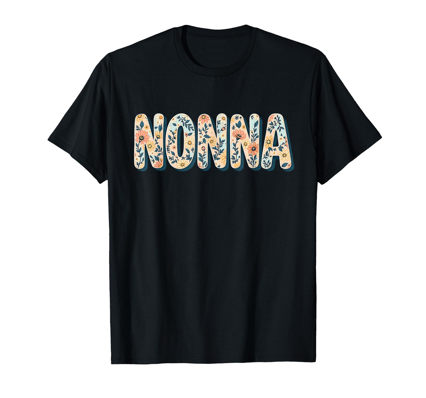 Wildflowers Nonna Floral Mother's Day Nonna T-Shirt