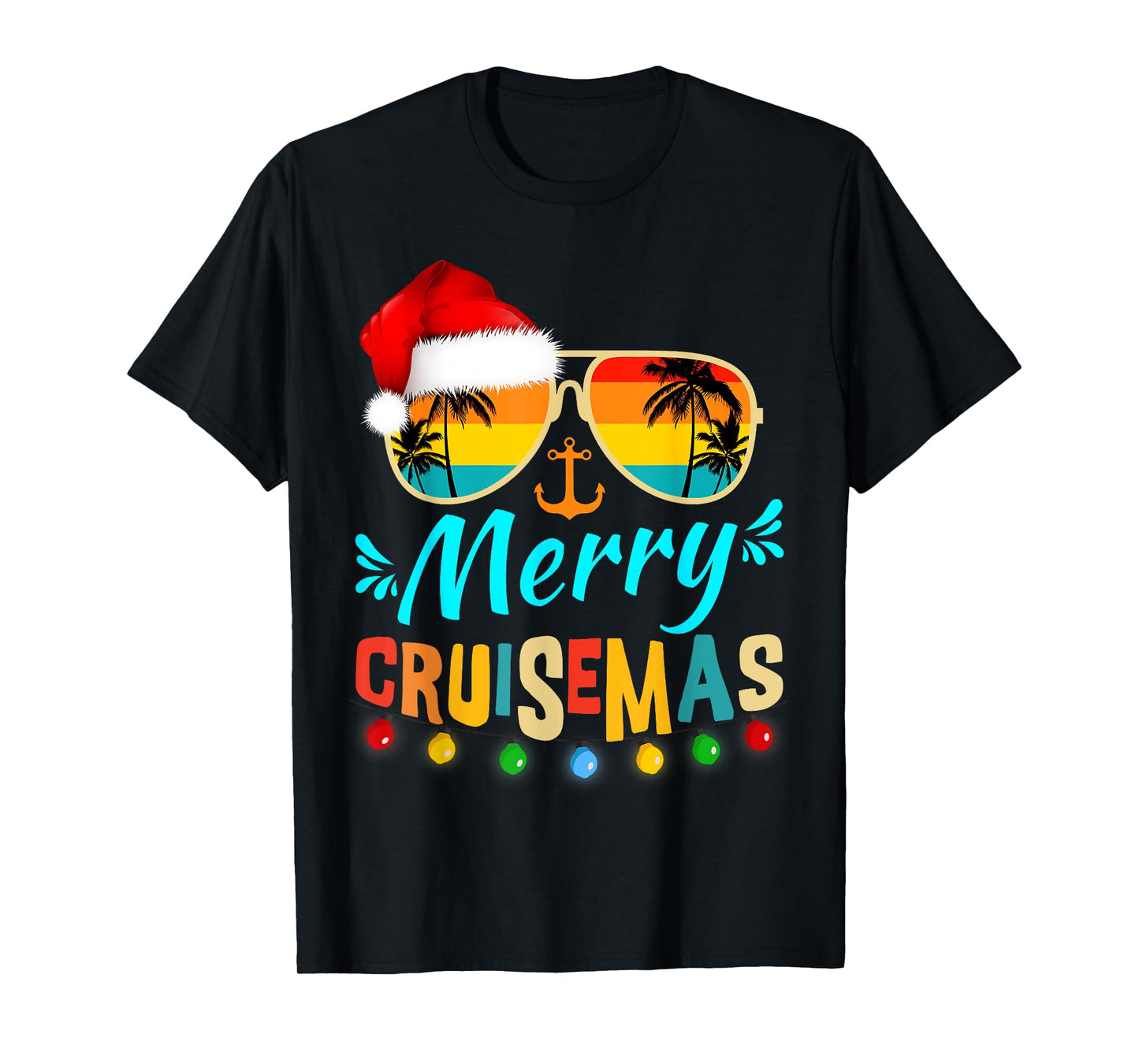 Merry Cruisemas 2025 Christmas Santa Reindeer Cruise T-Shirt