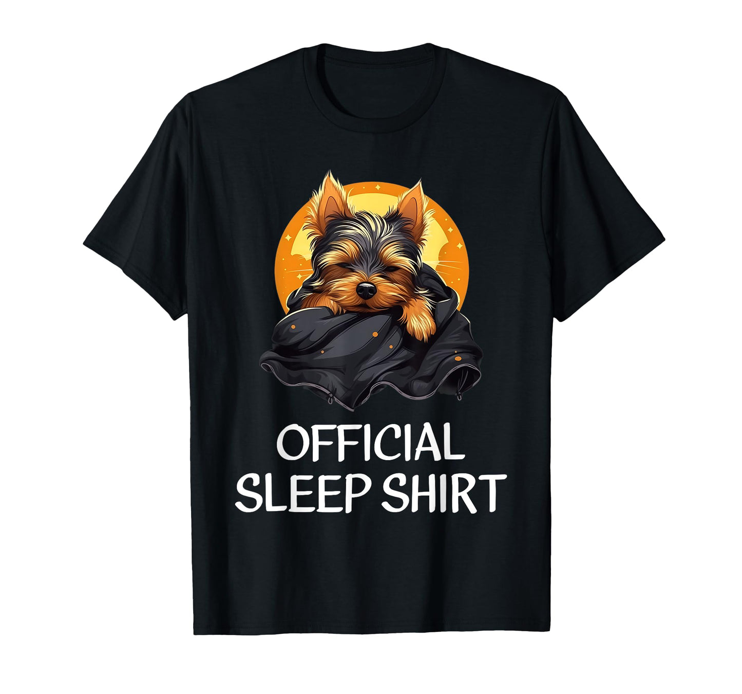 Official Sleep Shirt Yorkshire Terrier Nightshirt Pajama T-Shirt