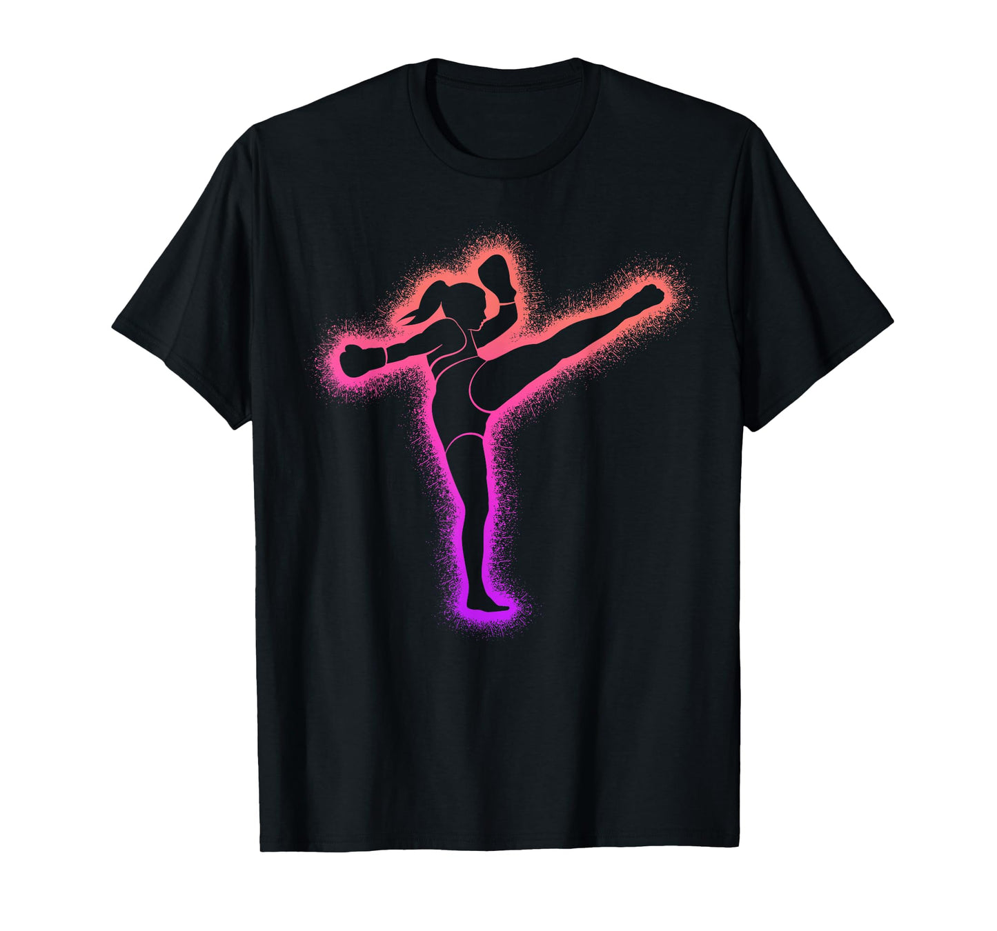 Muay Thai Martial Arts Kickboxer Women Girls Kickboxing T-Shirt