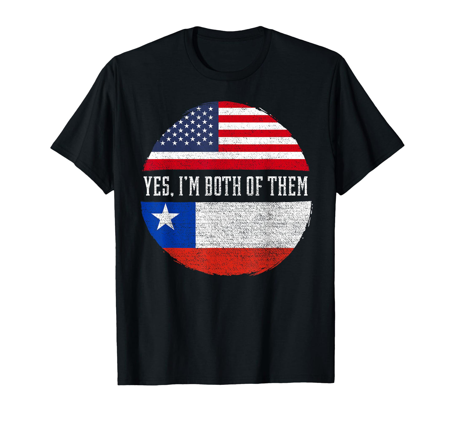 Half American Half Chilean USA Flag Chile Heritage DNA T-Shirt