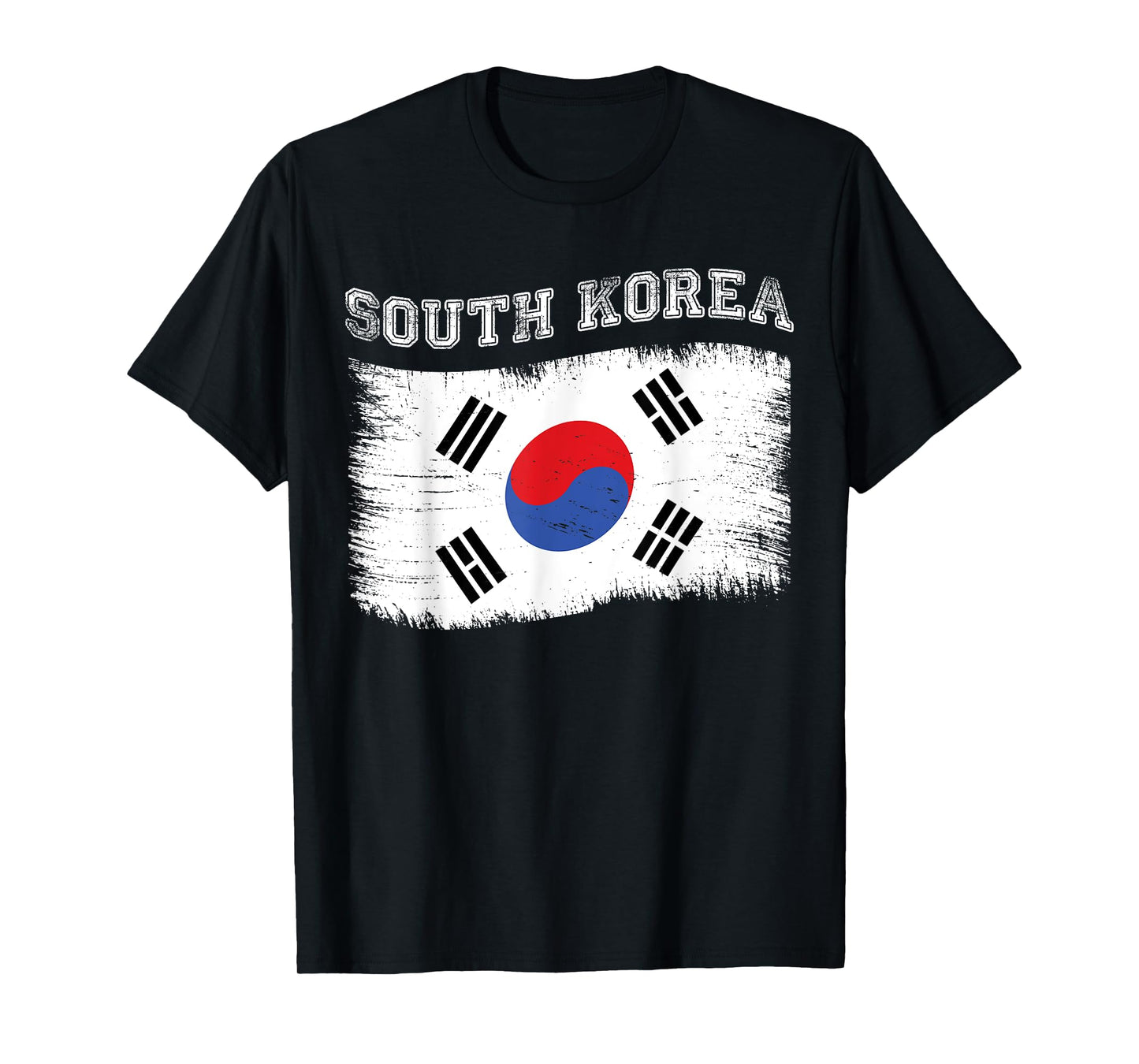 Korean Flag Tourist Holiday Destination South Korea Flag T-Shirt