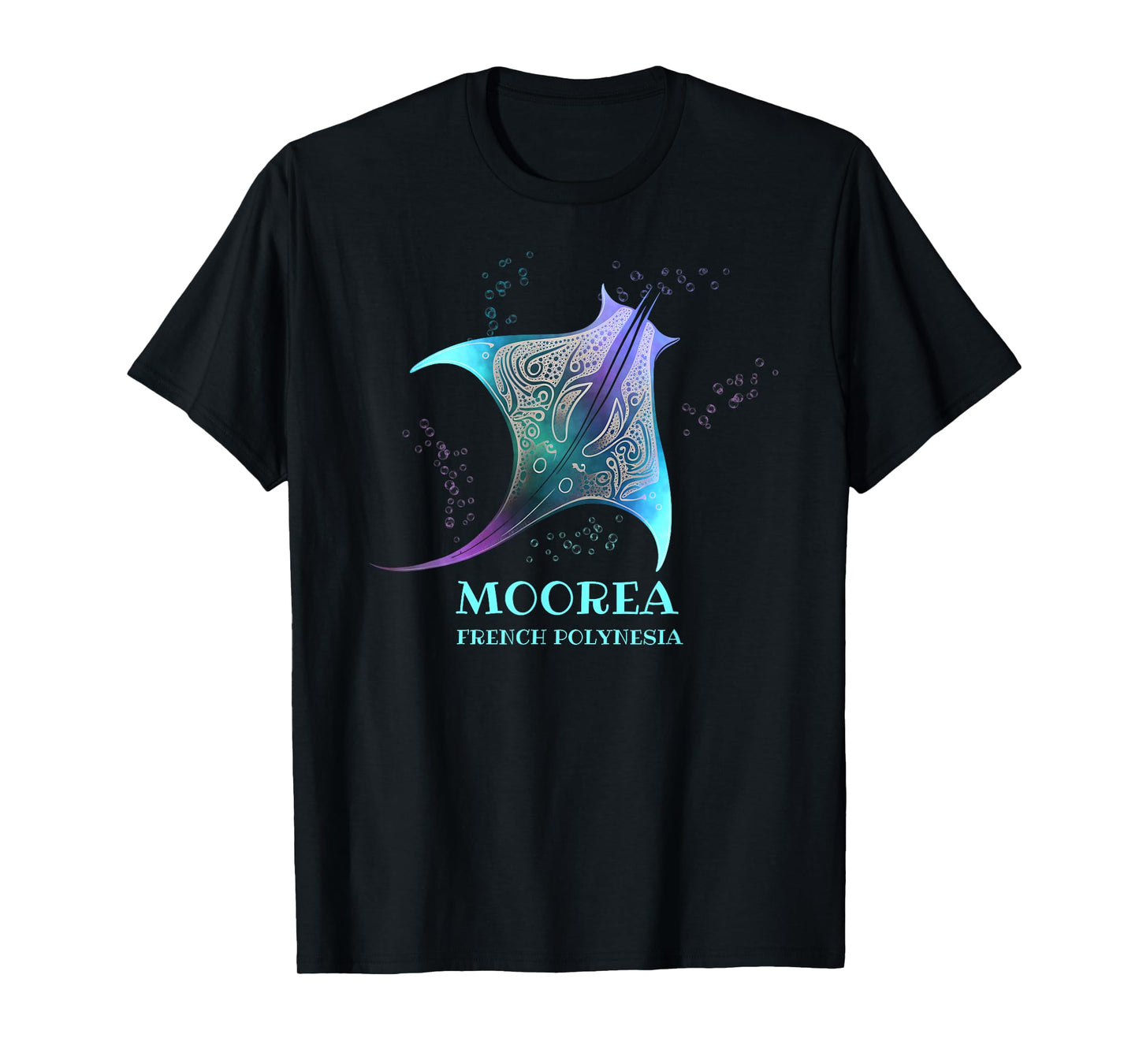 Stingray Manta Ray Scuba Diving, Moorea, French Polynesia T-Shirt